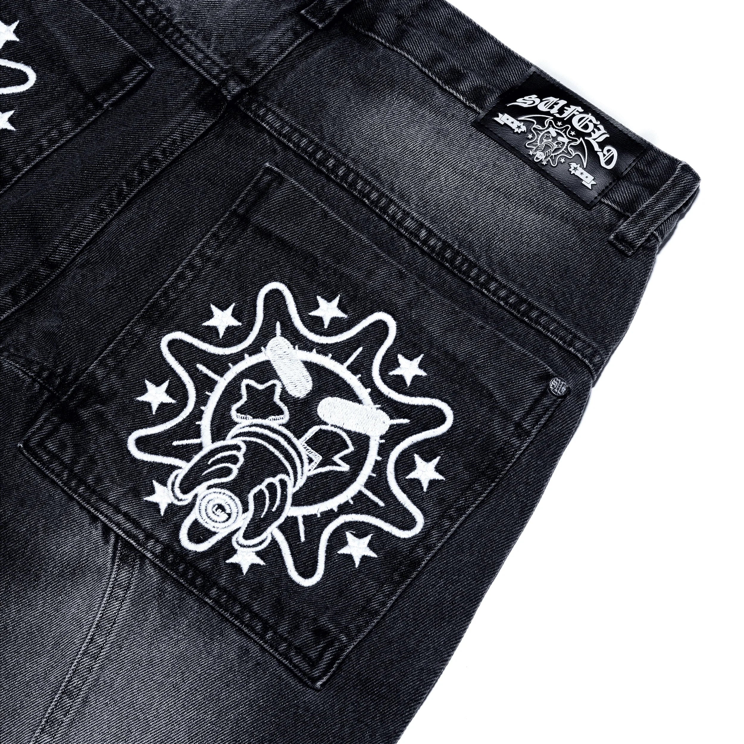 PANTS SUFGLO JEANS DENIM BROWN - Four Street