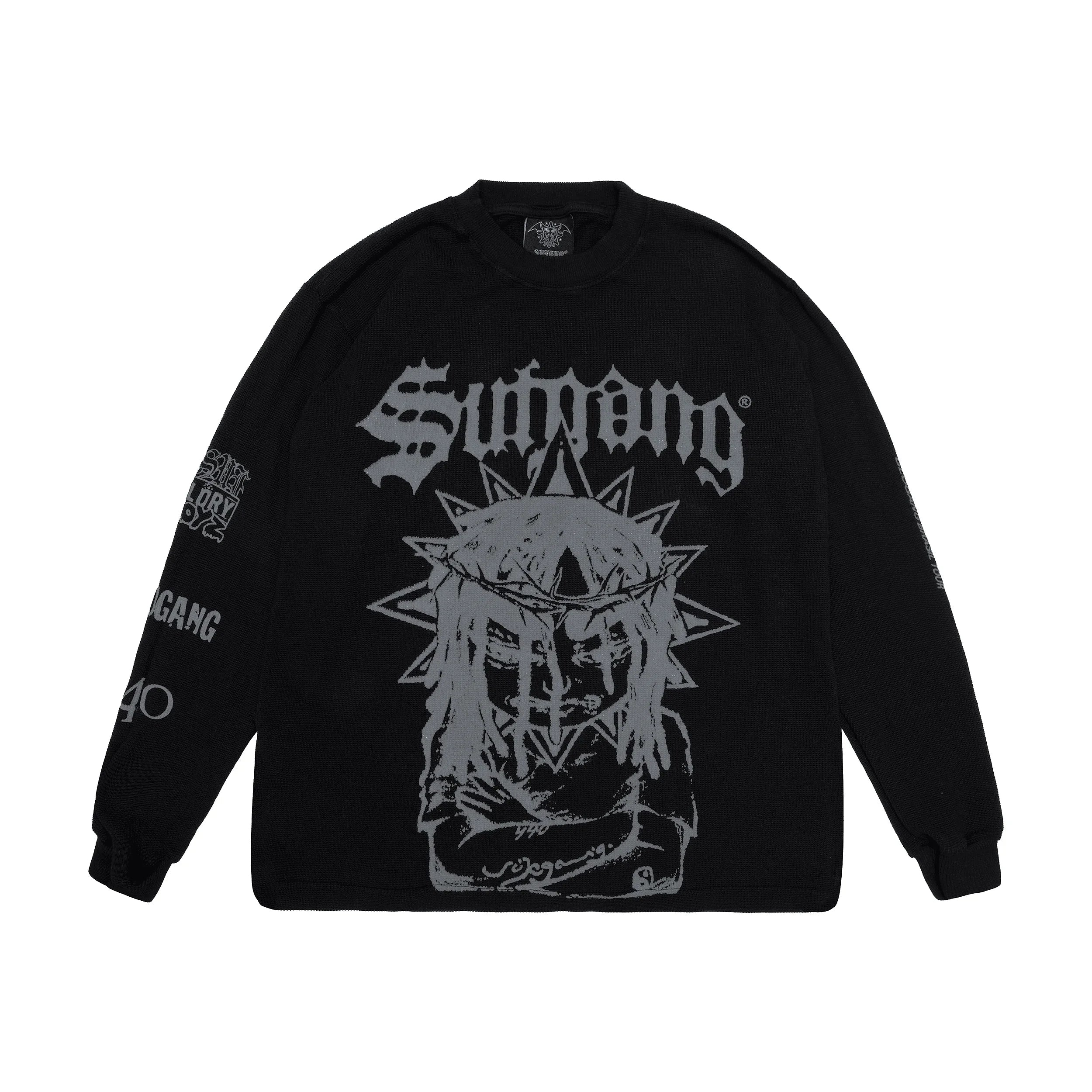 TEE LONG SLEEVE SOSA BLACK - Four Street