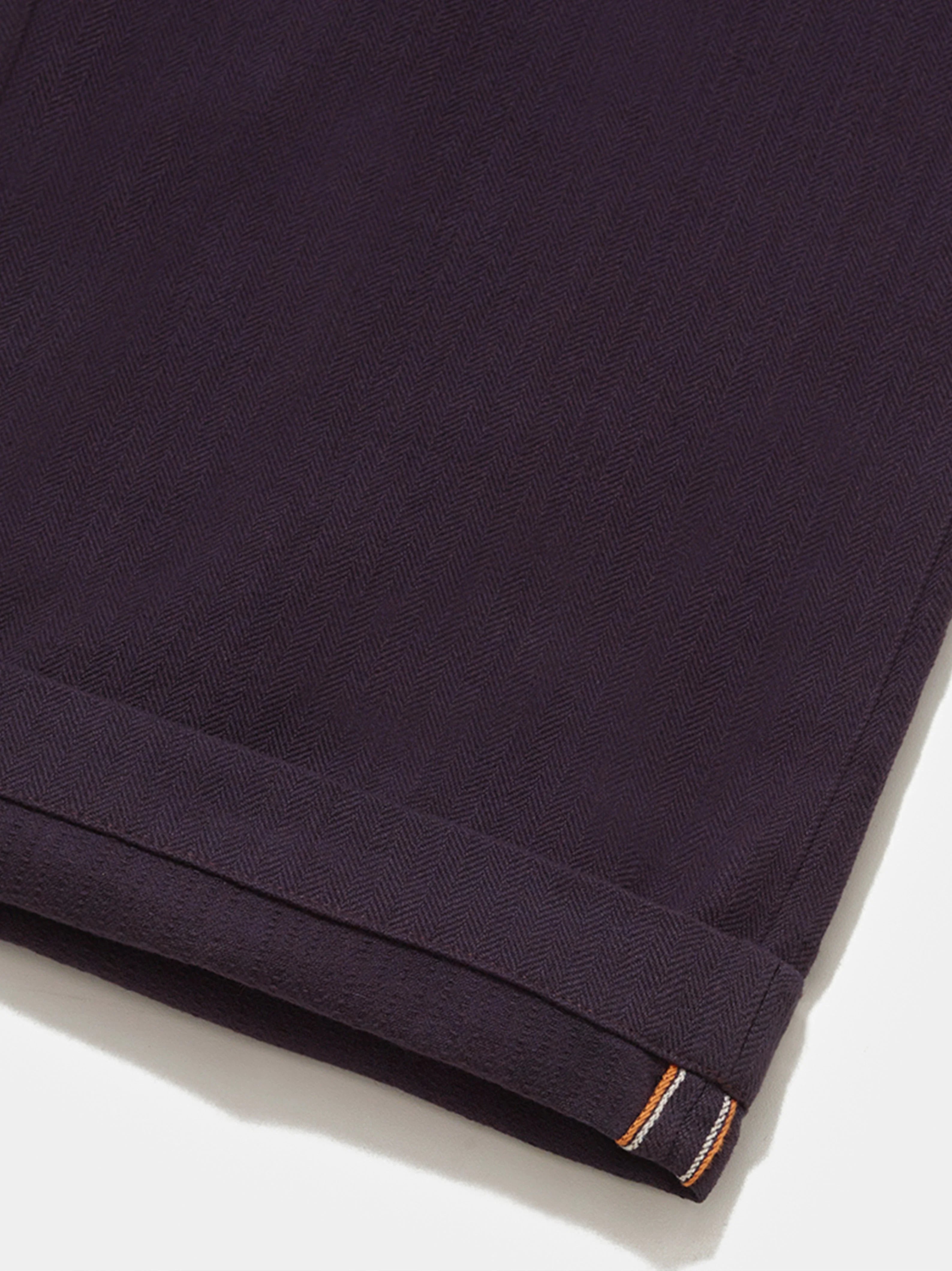 Selvedge Denim Pants - Purple - Four Street
