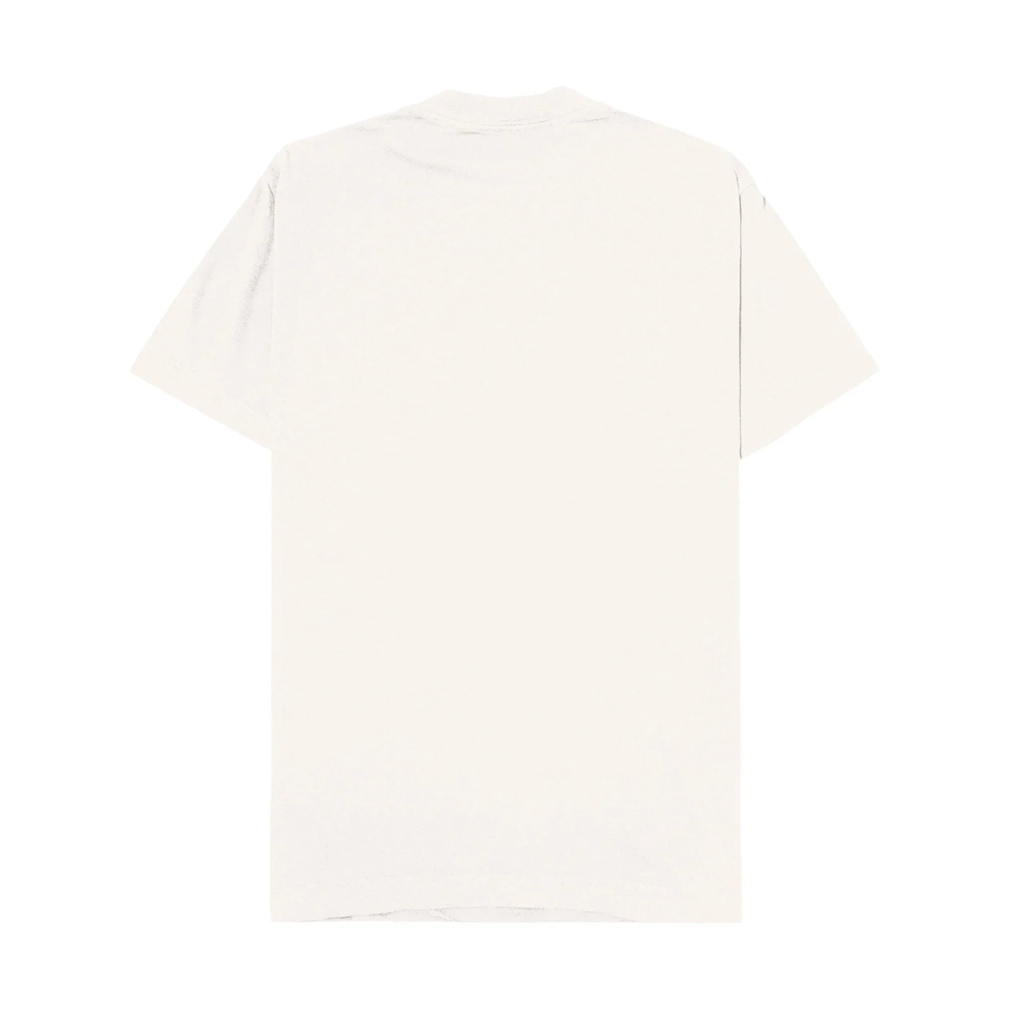 TEE BASIC OFF WHITE / RED LOGO - Four Street