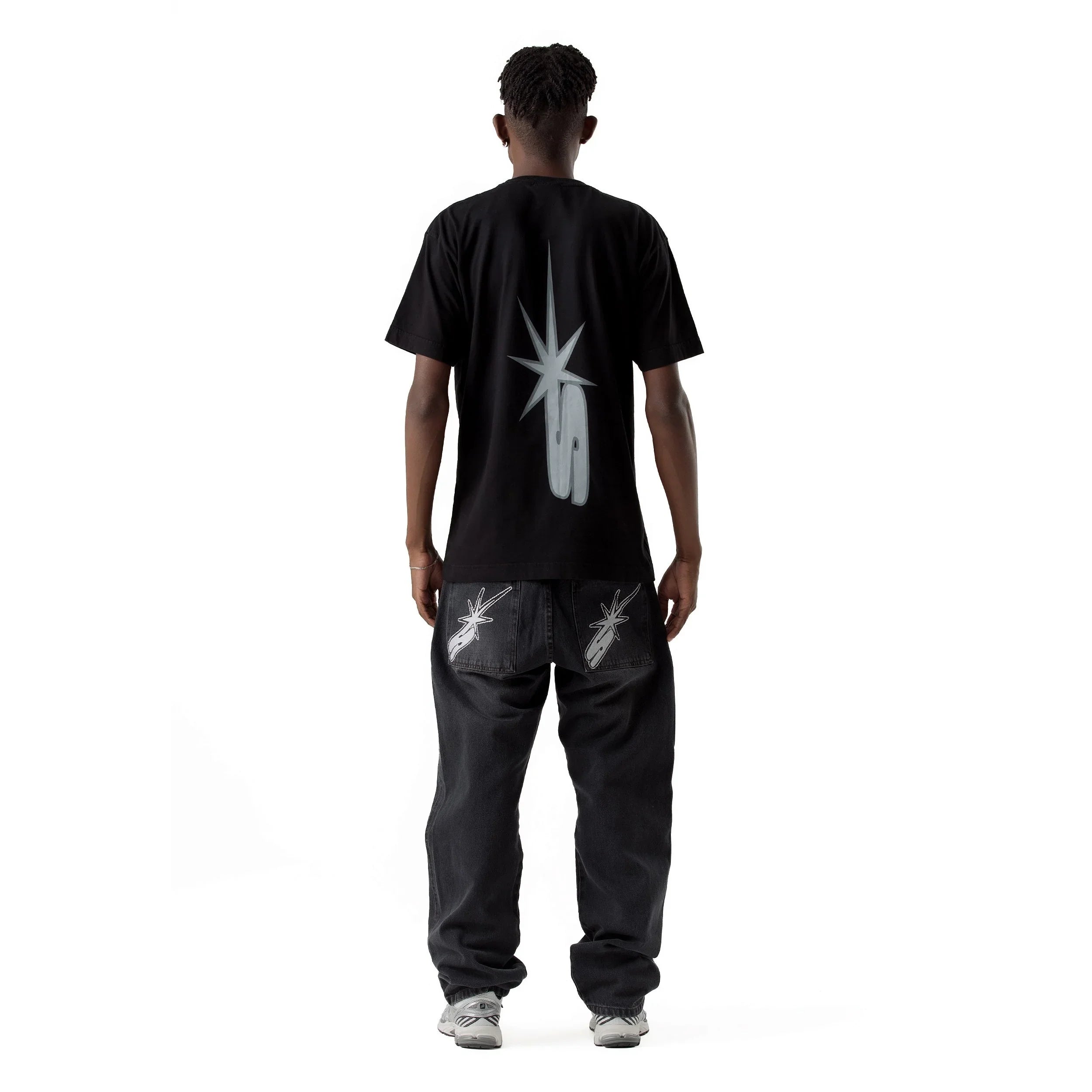 TEE S STAR BLACK - Four Street