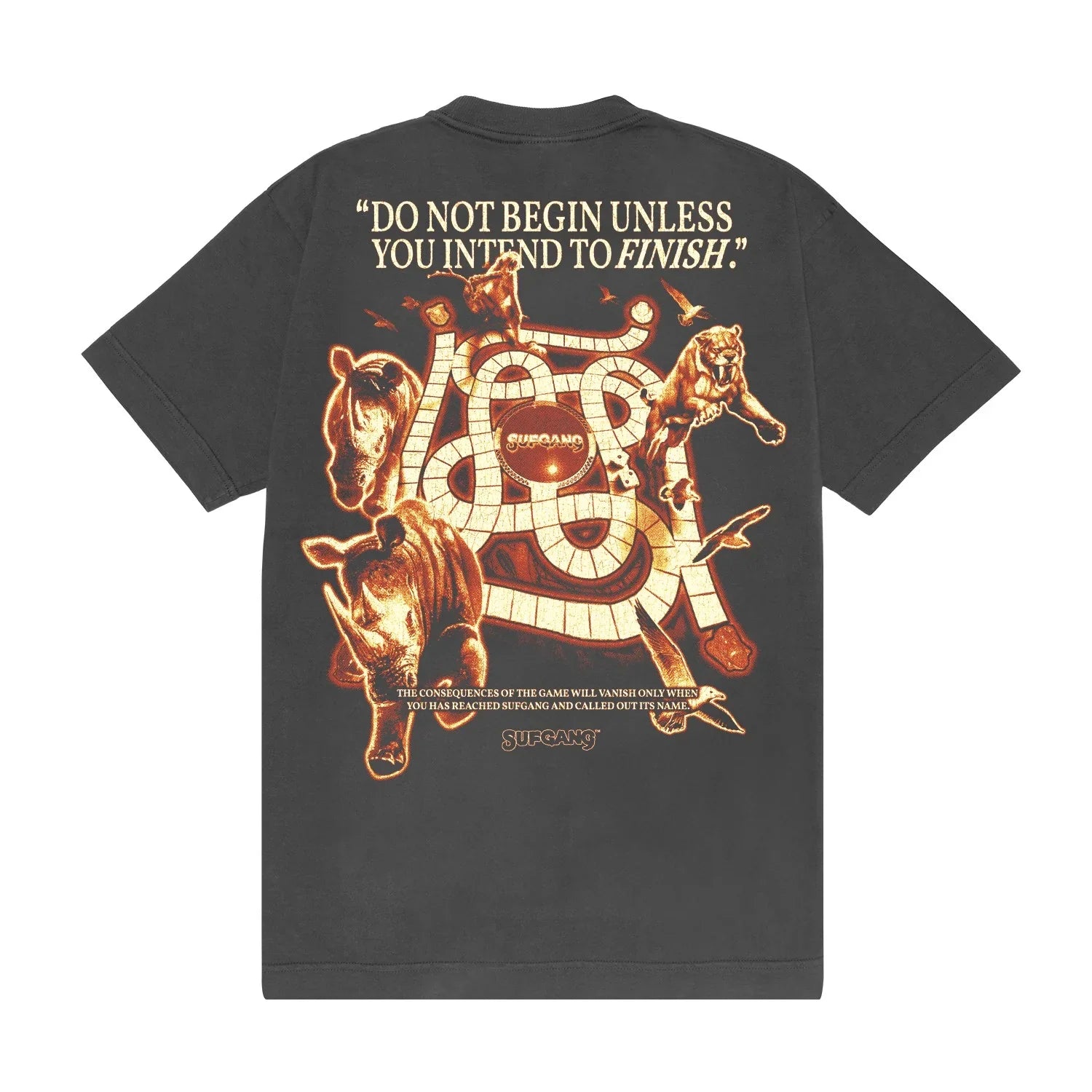 TEE SUFMANJI GREY - Four Street