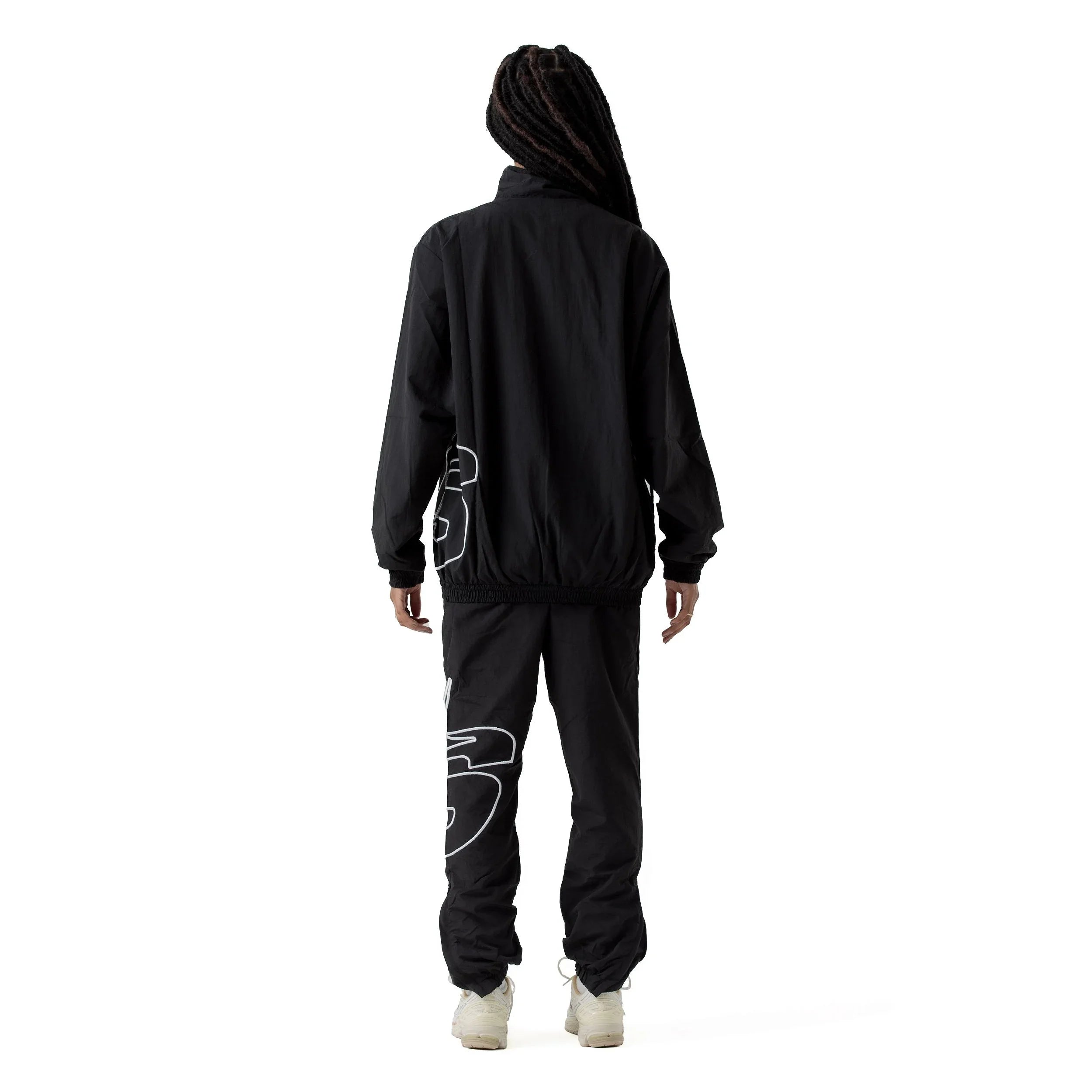 TRACK JACKET S STAR BLACK - Four Street