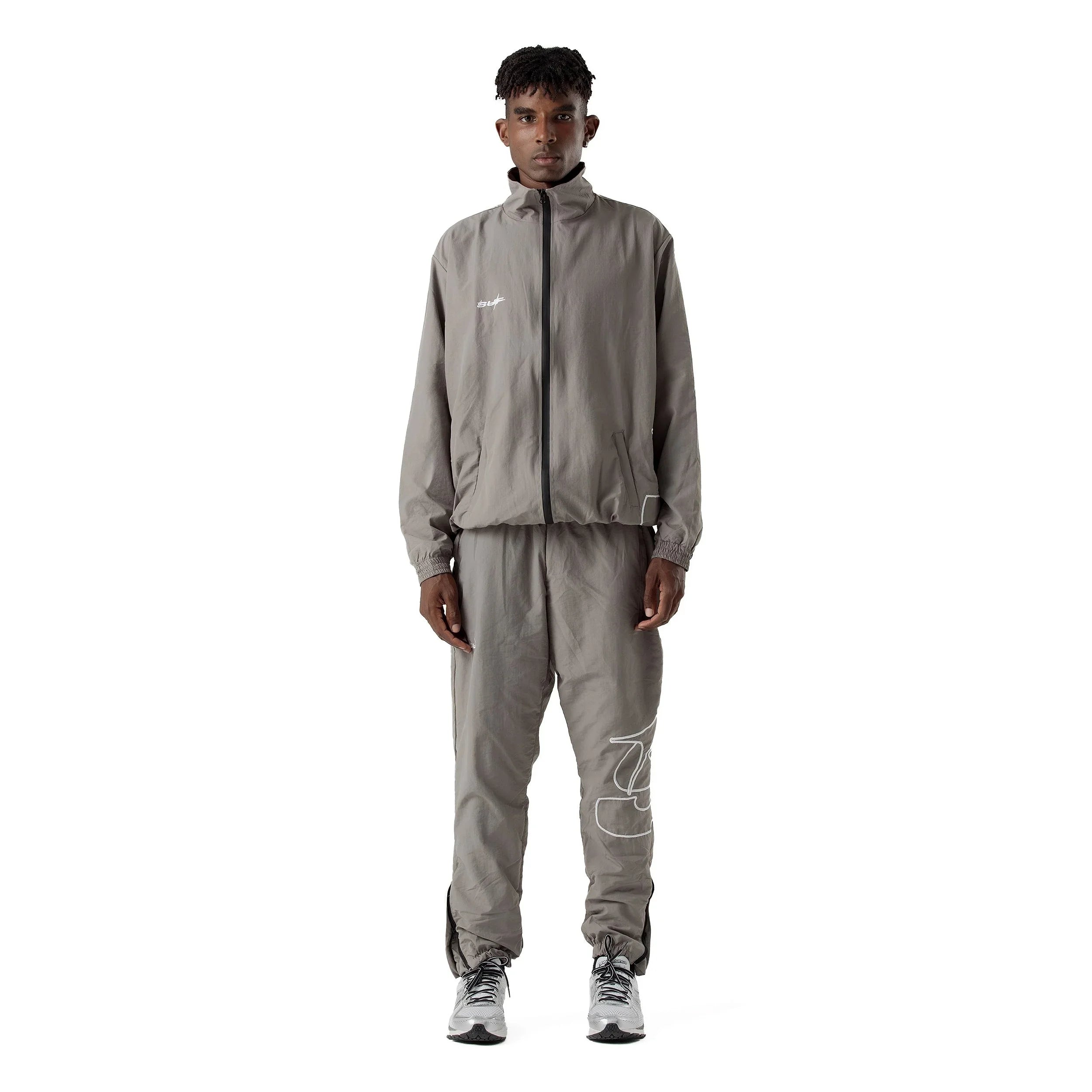 TRACK PANTS S STAR GREY - Four Street