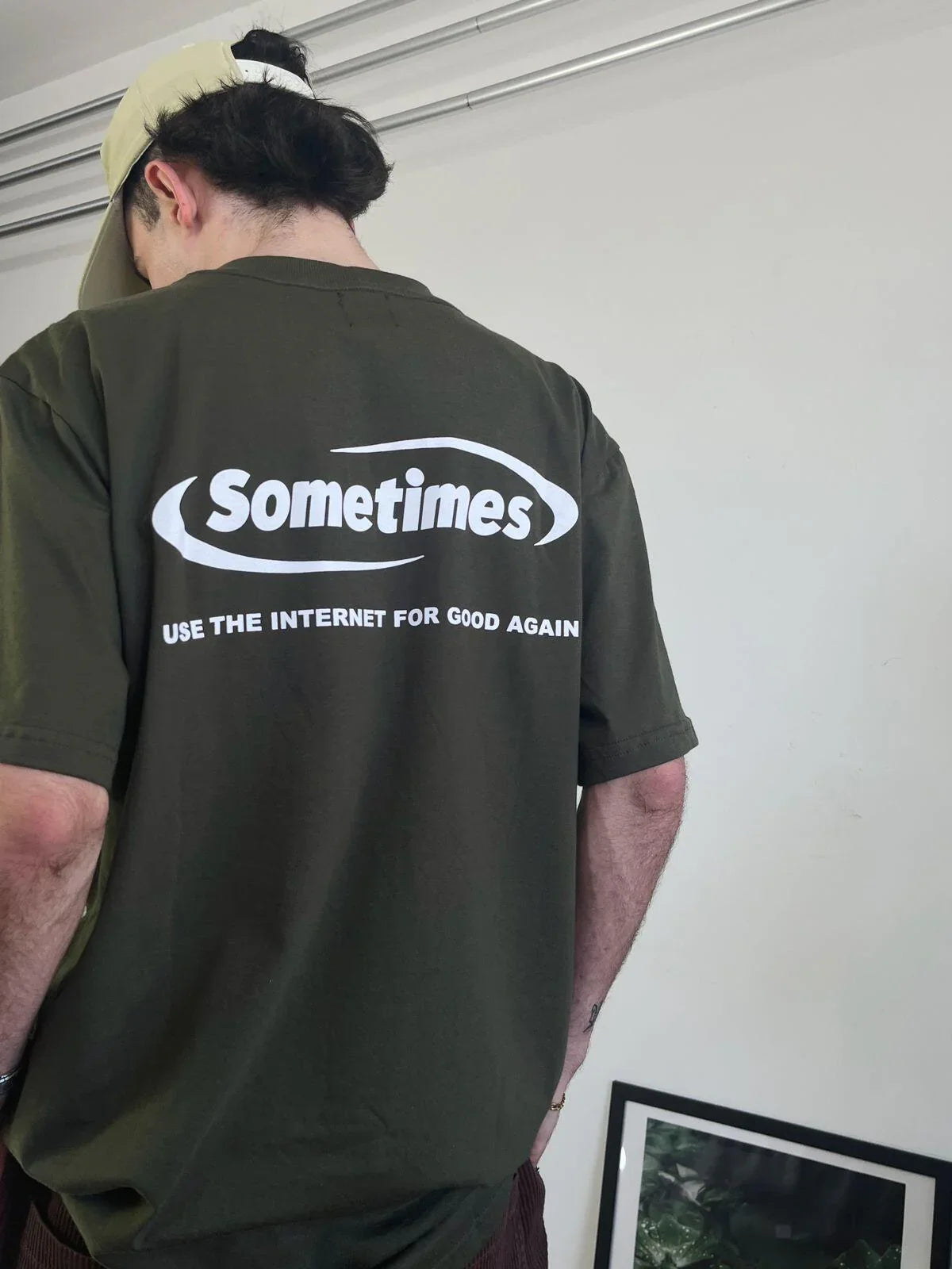 Camiseta Boxy Verde Good Again - Four Street