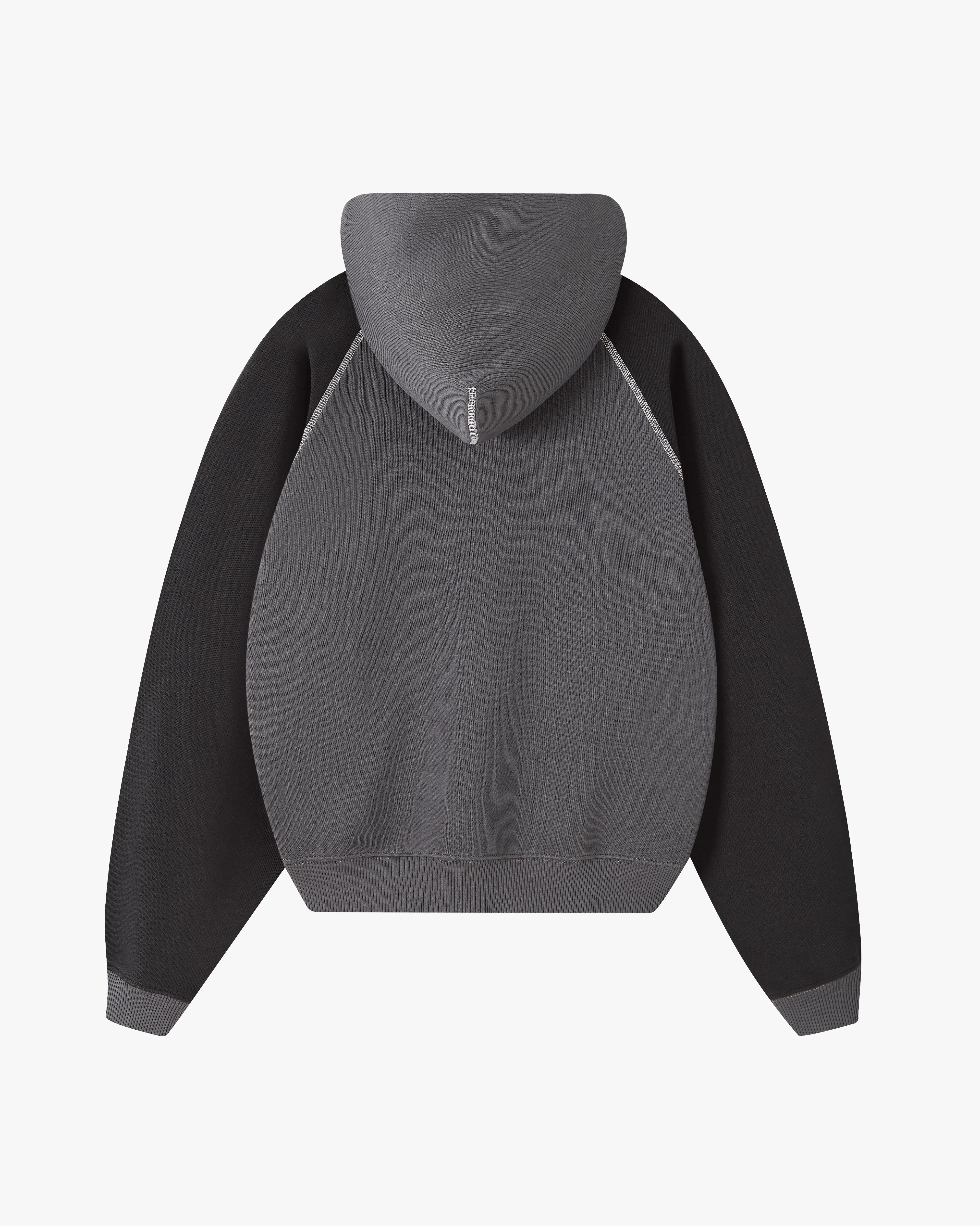 Team Zip-Up Hoodie Ash