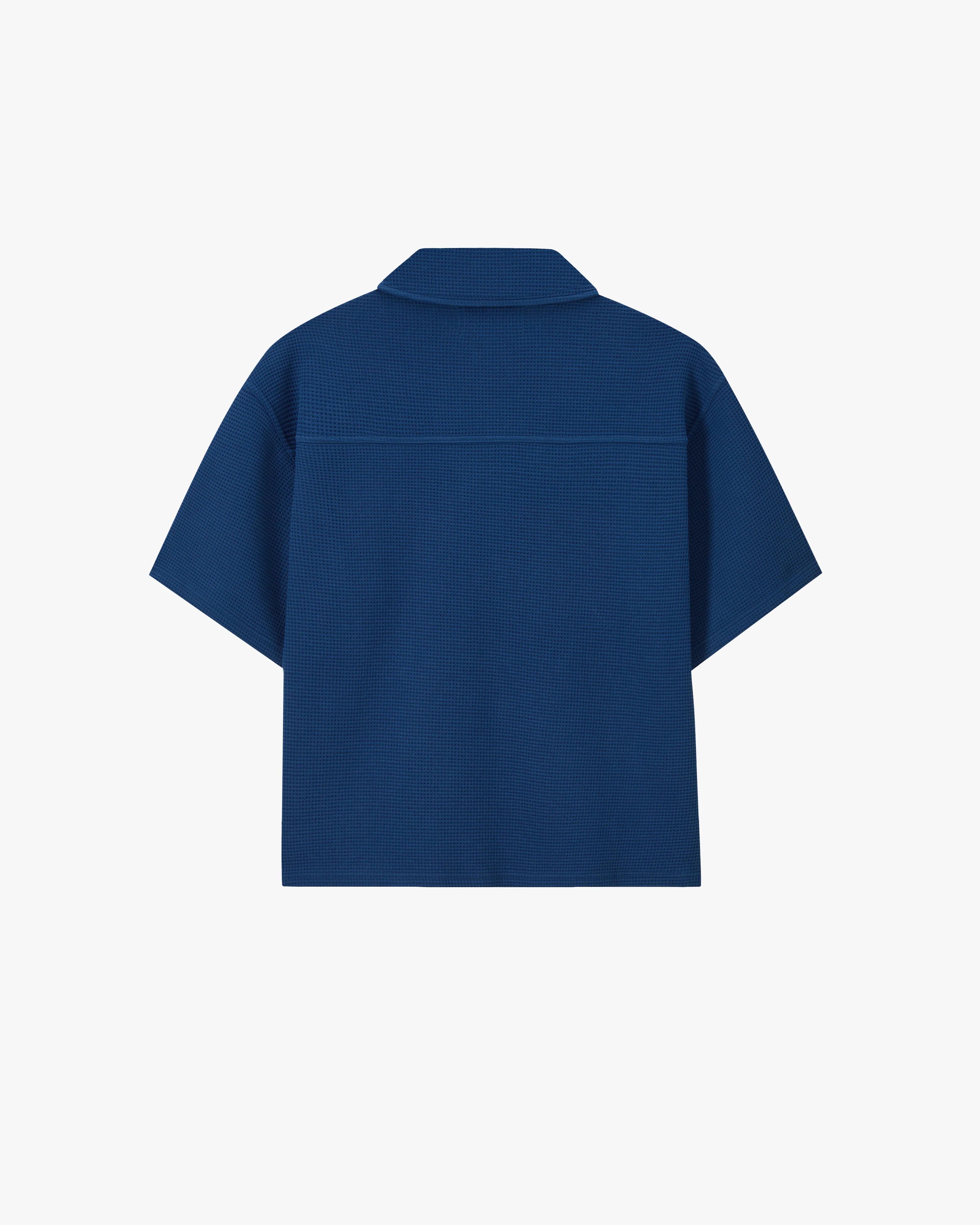 Montecarlo Waffle Shirt Navy