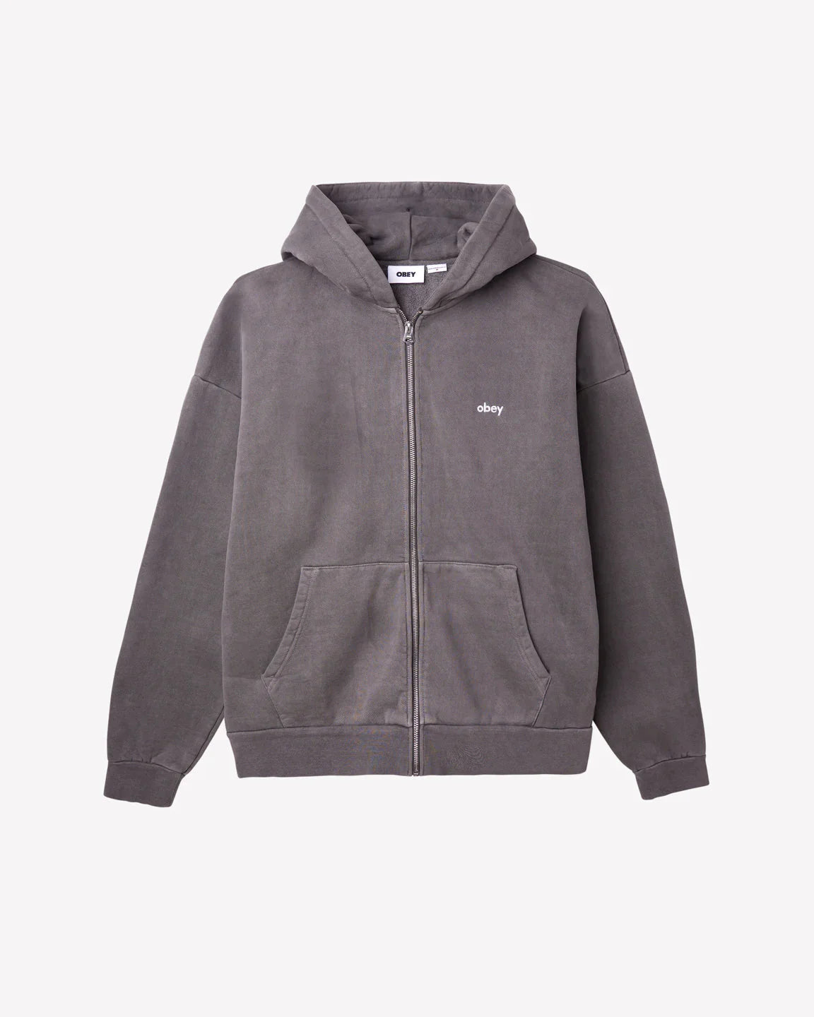 LOWERCASE PIGMENT ZIP HOOD - Four Street