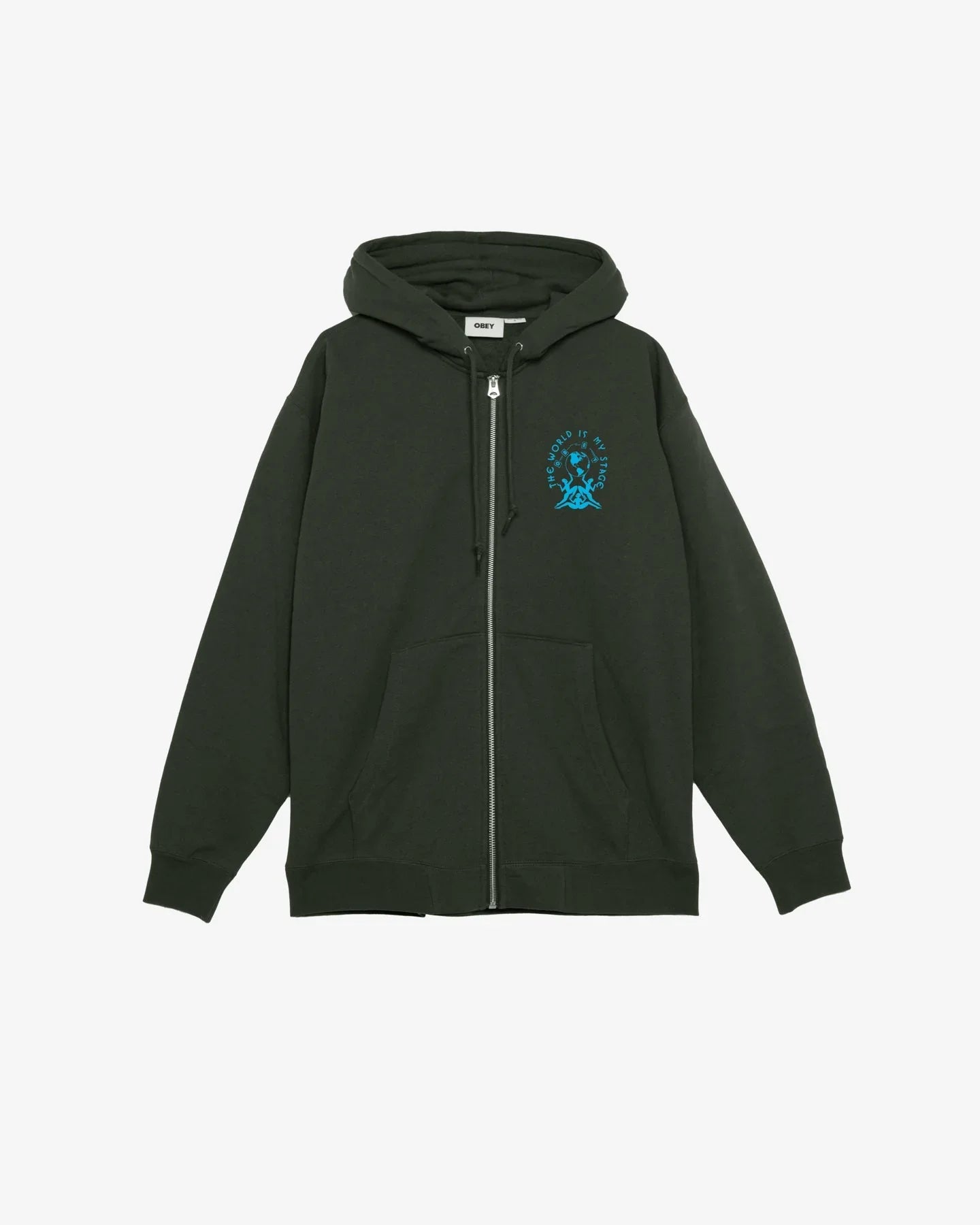 THE WORLD IS MY STAGE PREMIUM ZIP HOOD - Four Street