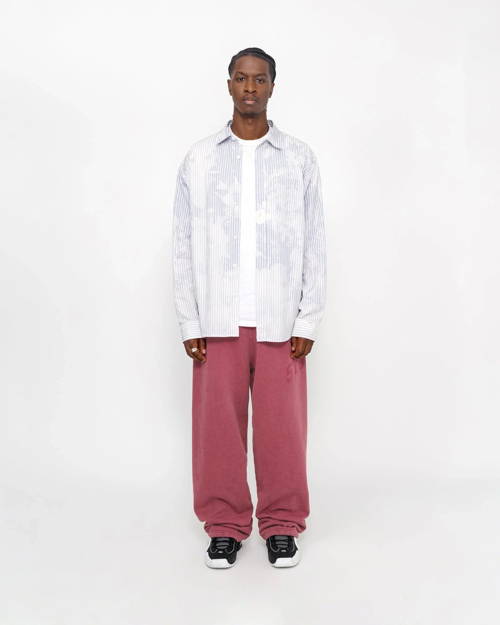 FLEECE PANT FADED GRAPHIC - Four Street