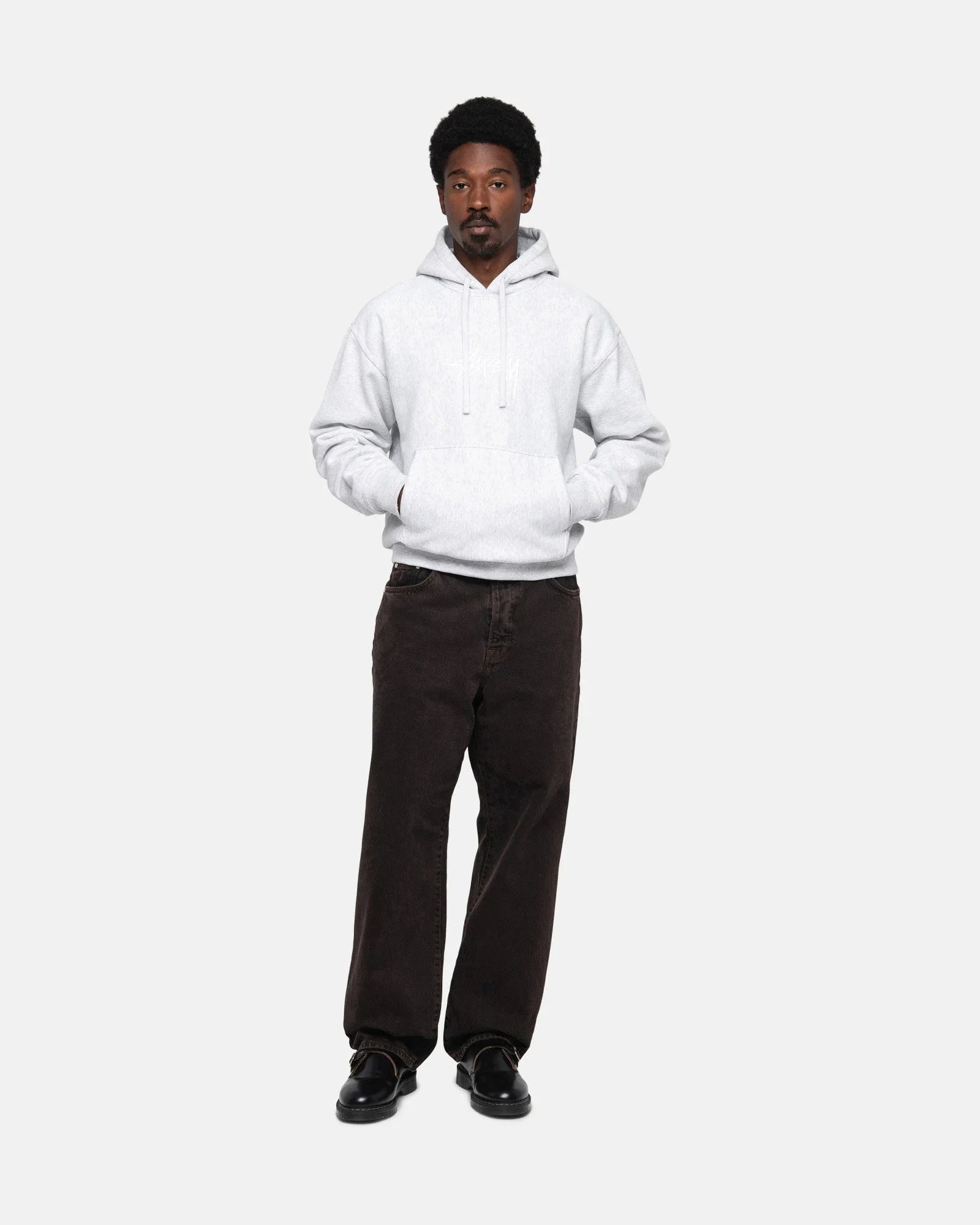 STOCK LOGO APPLIQUE HOODIE - Four Street