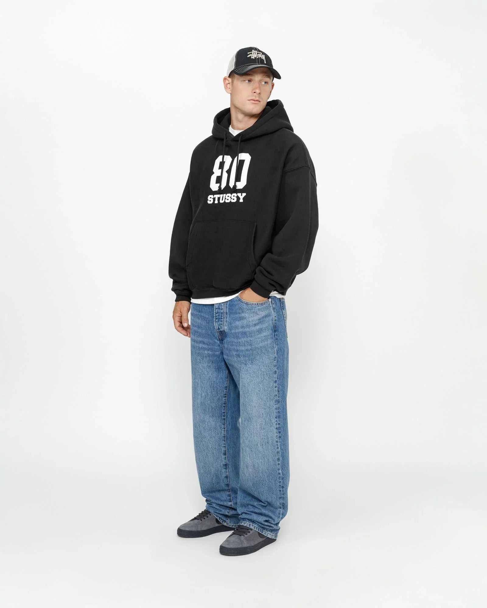 80 RELAXED HOODIE - Four Street