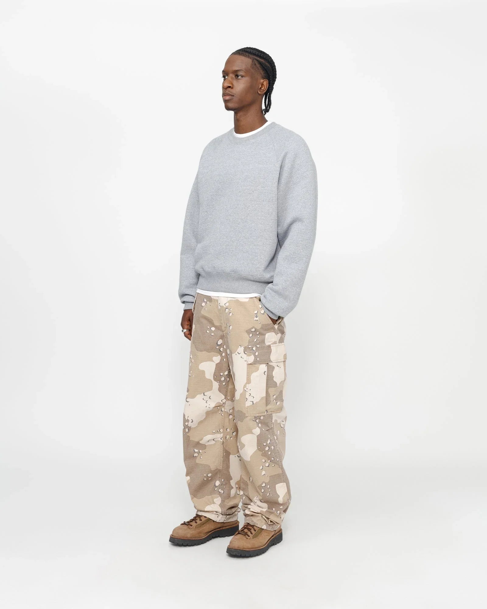 FLEECE RAGLAN CREW - Four Street