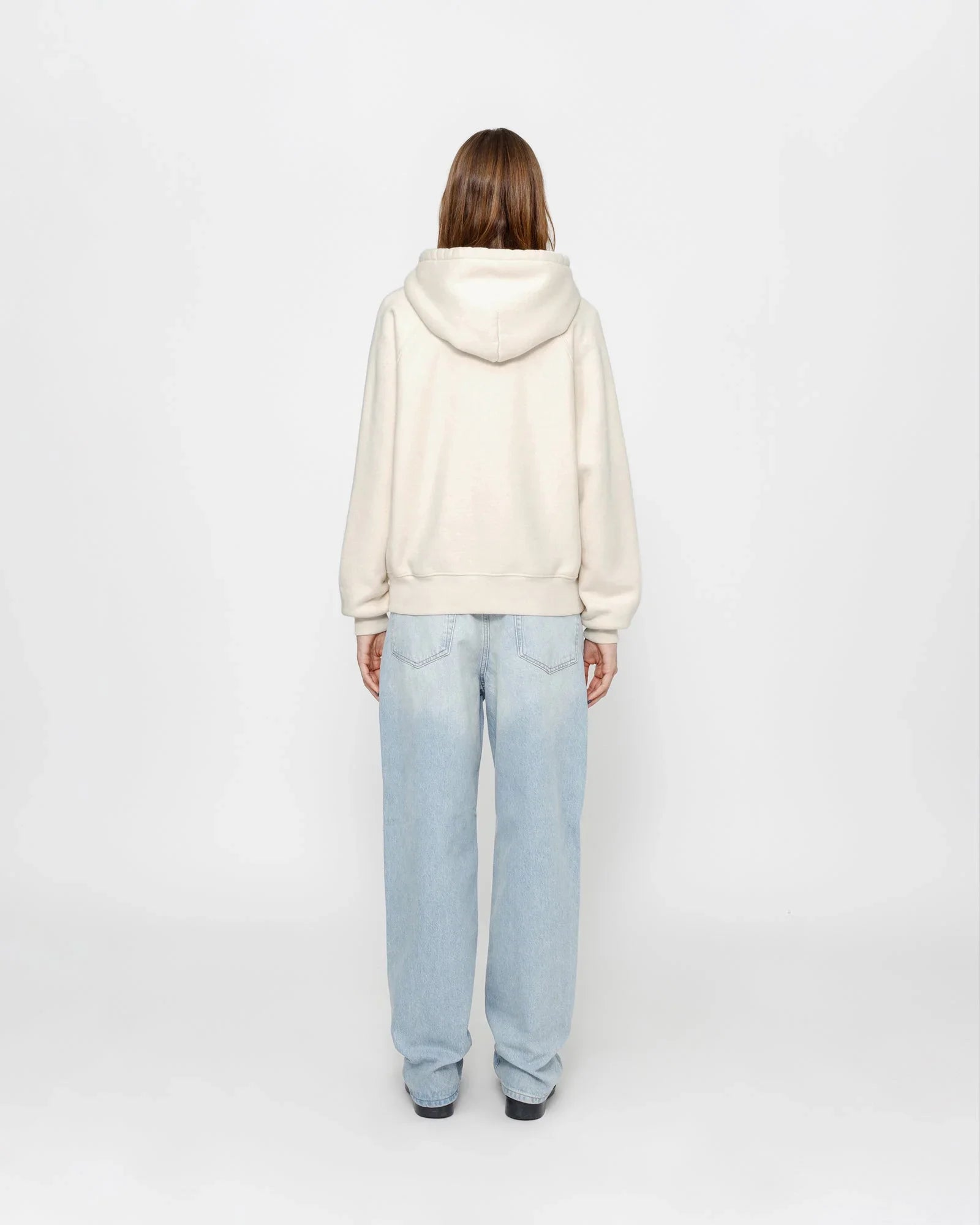 FLEECE RAGLAN ZIP HOODIE - Four Street