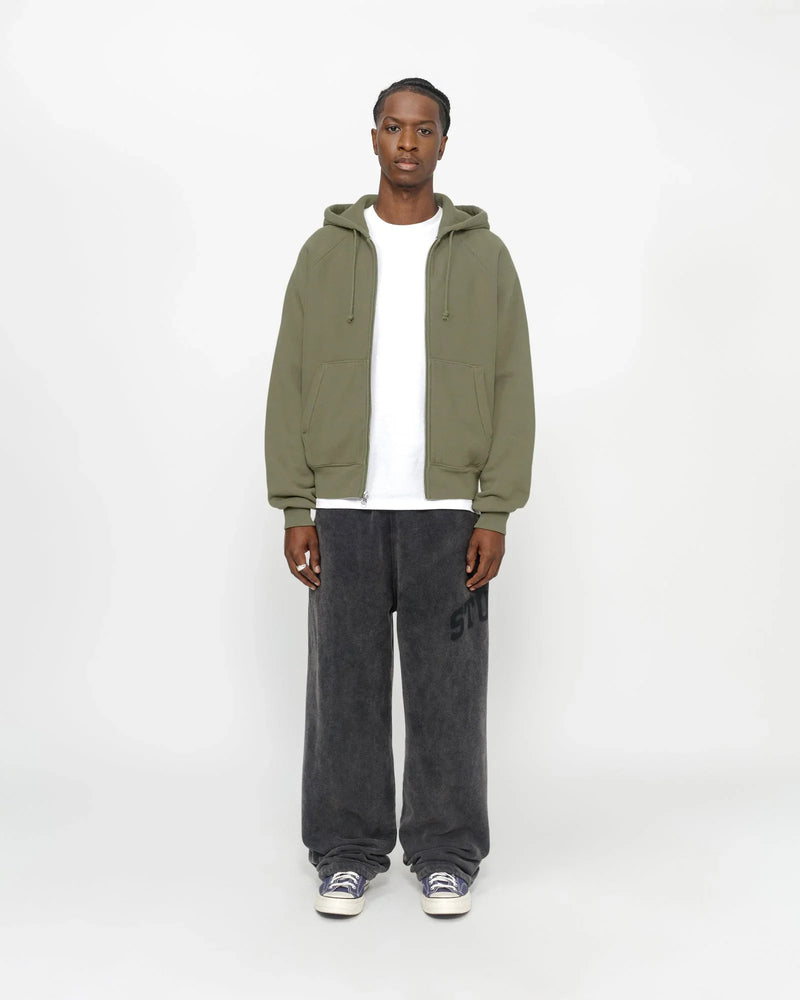 FLEECE RAGLAN ZIP HOODIE - Four Street