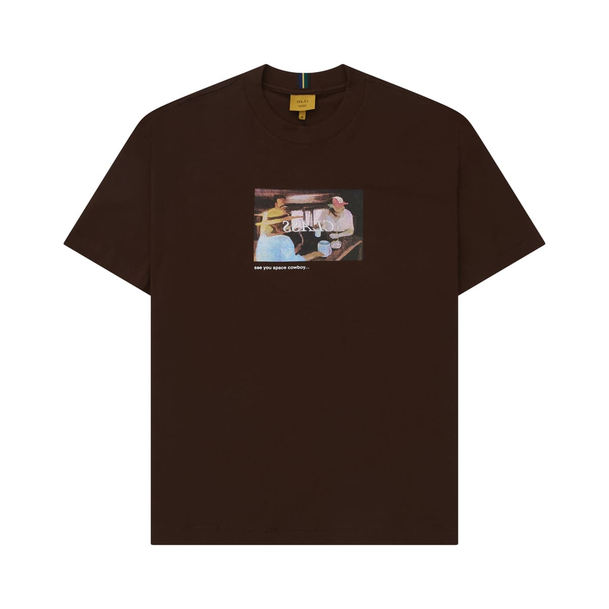 T-SHIRT CLASS "3 VELHOS" BROWN