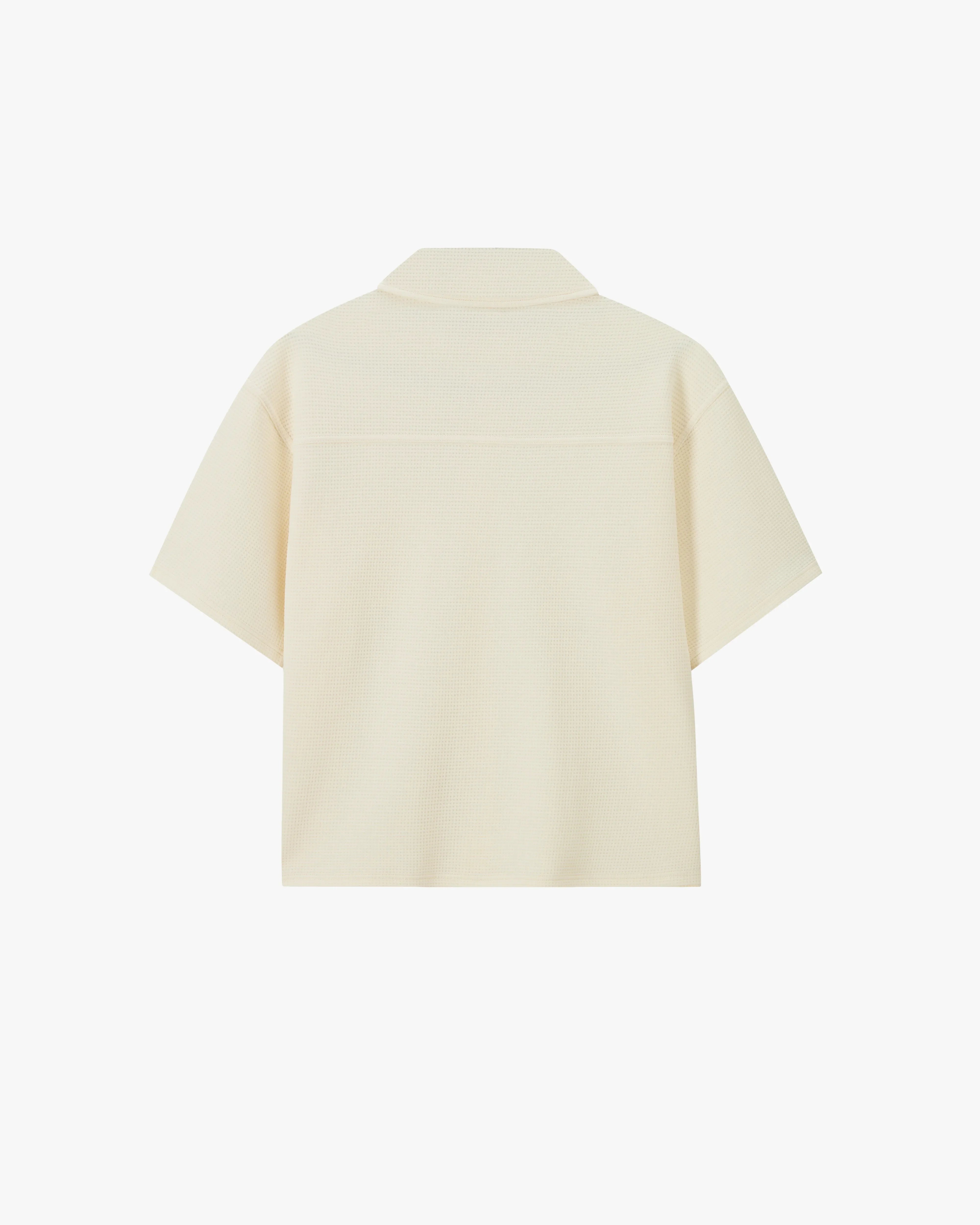 Montecarlo Waffle Shirt Ivory
