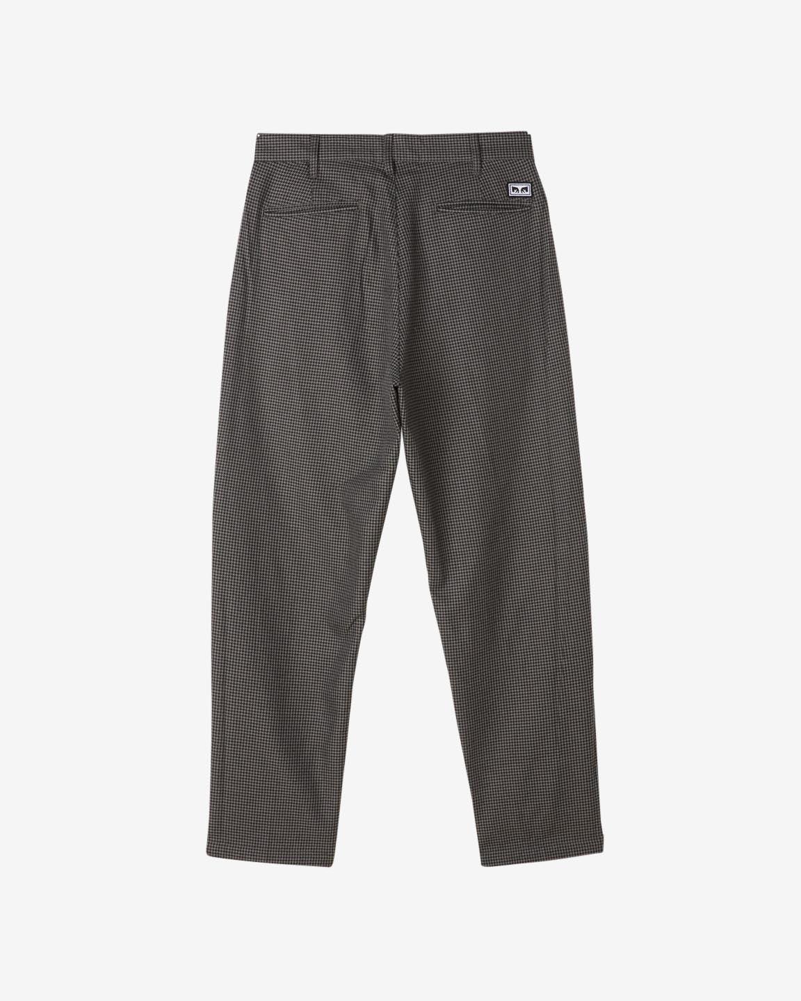 FUBAR HOUNDSTOOTH PLEATED PANT - Four Street