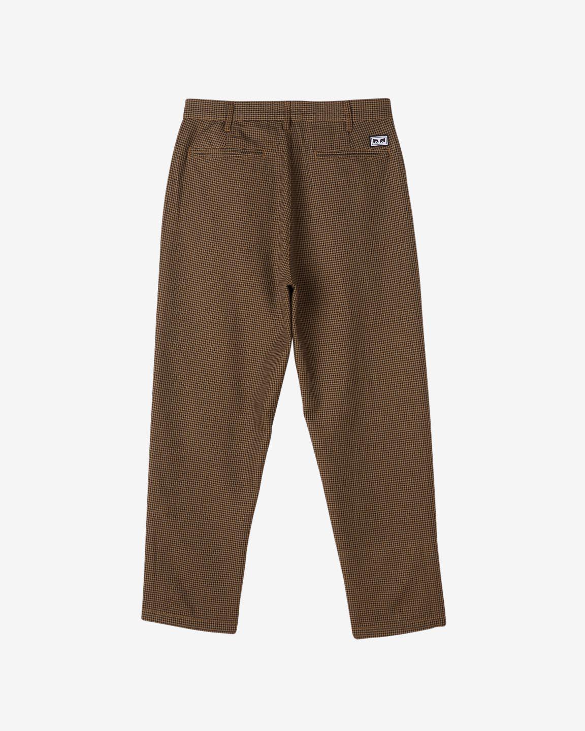 FUBAR HOUNDSTOOTH PLEATED PANT - Four Street