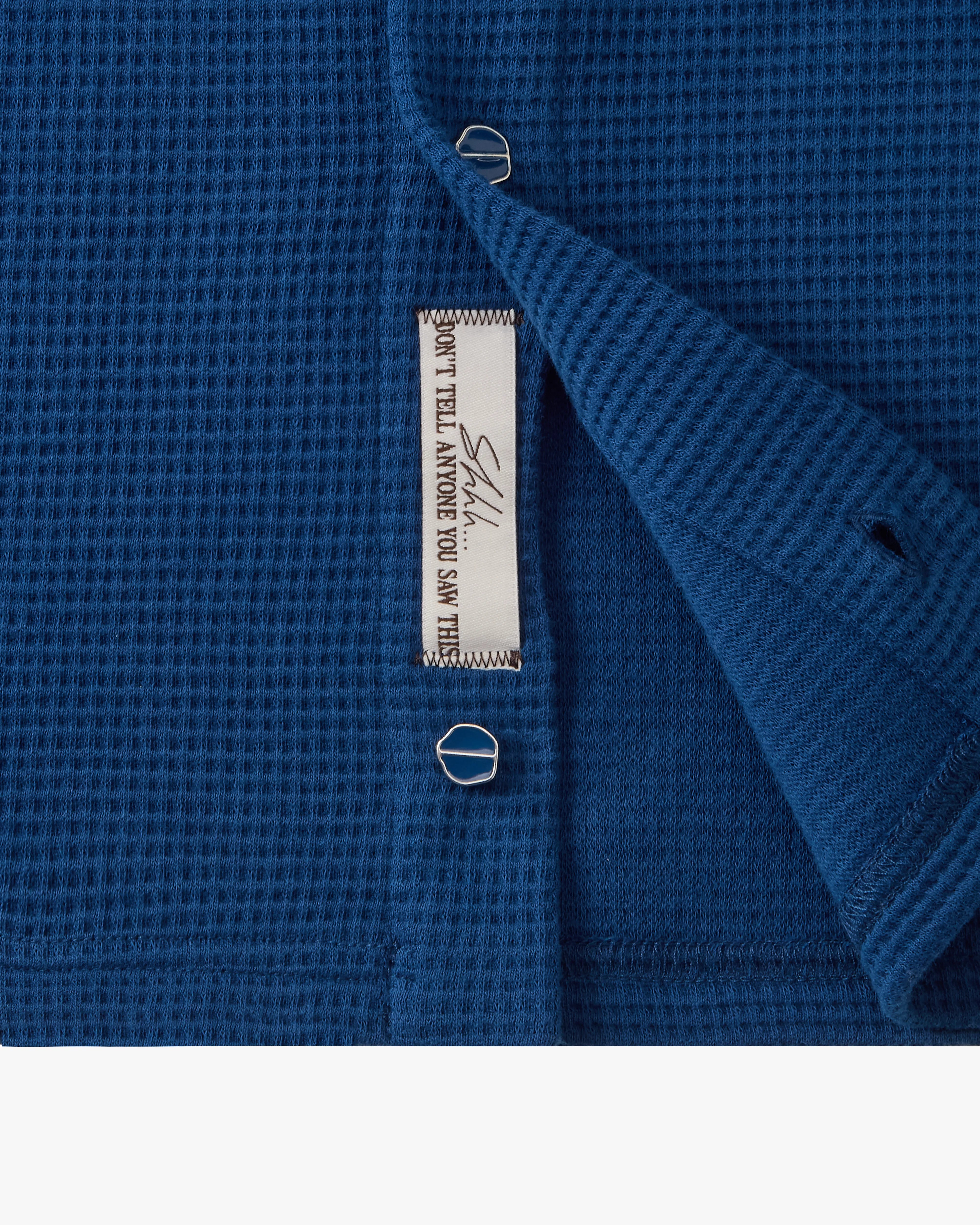 Montecarlo Waffle Shirt Navy