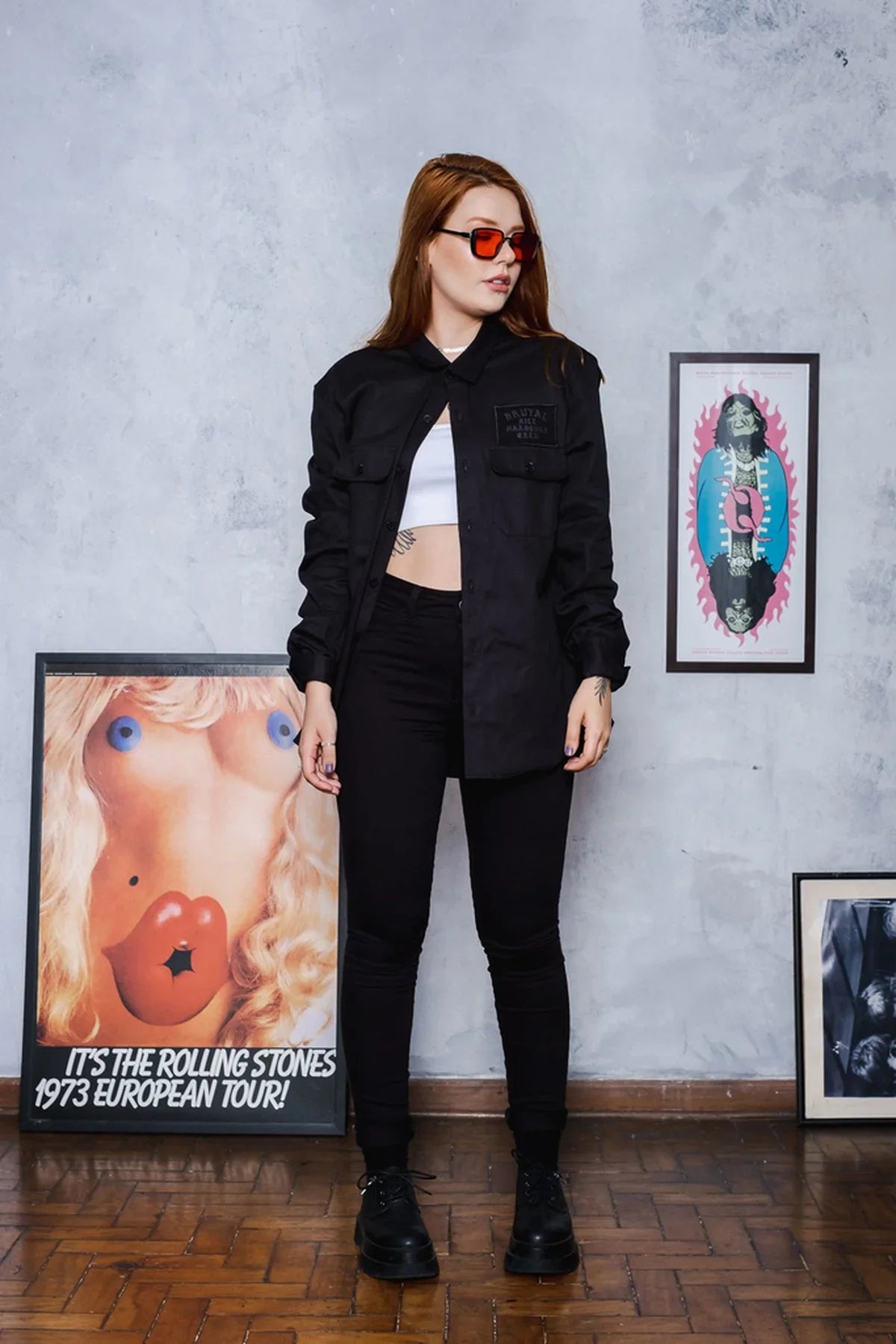 Camisa de Sarja Workshirt Manga Longa - Chicano - Four Street