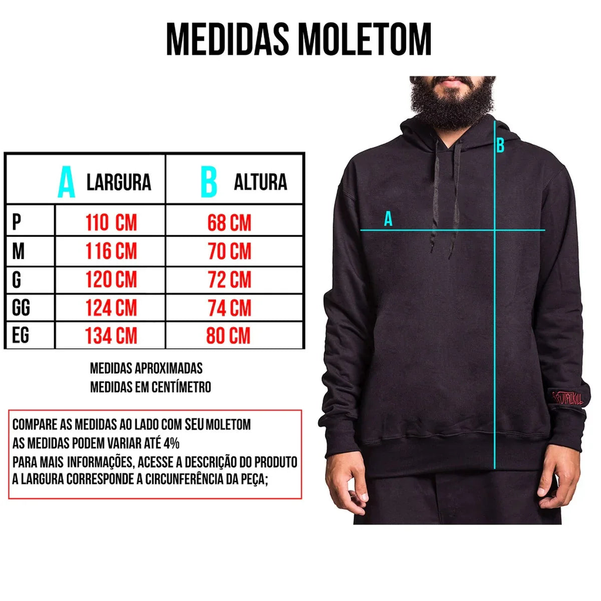 Moletom Capuz - Infame - Four Street