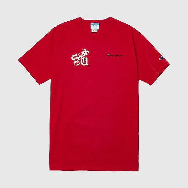 Camiseta Sufgang x Champion Stars Heritage Tee Red - Four Street