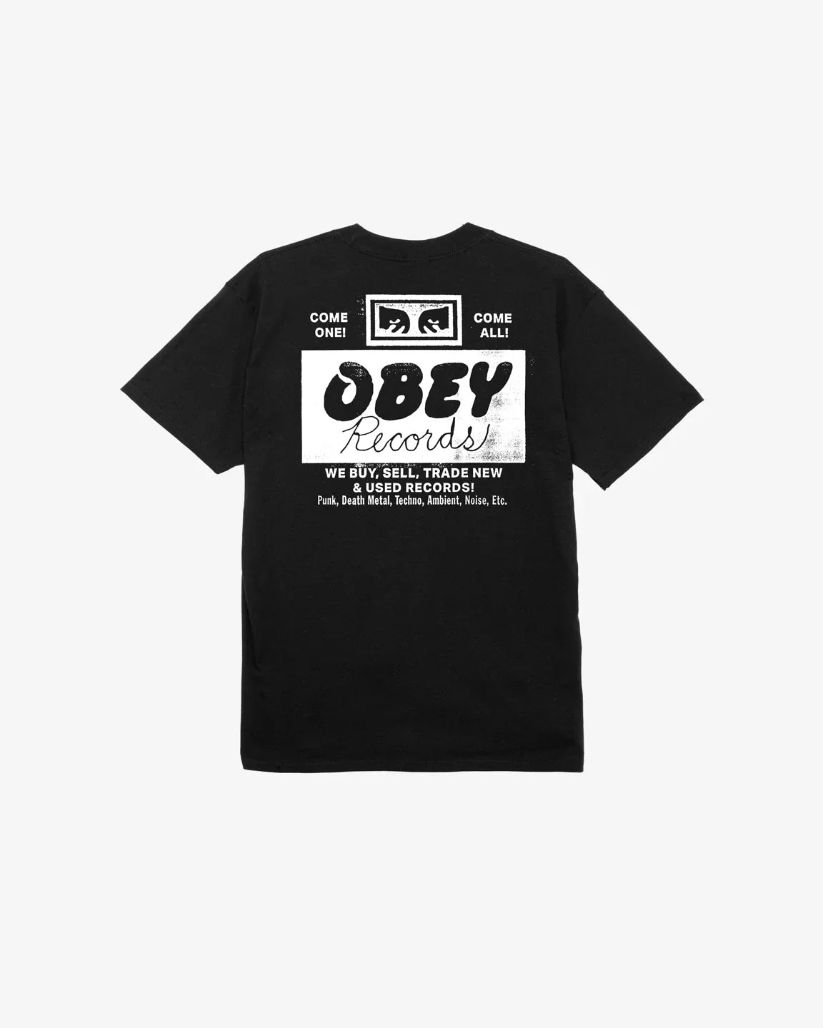 OBEY RECORDS BUY, SELL, TRADE CLASSIC T-SHIRT - Four Street