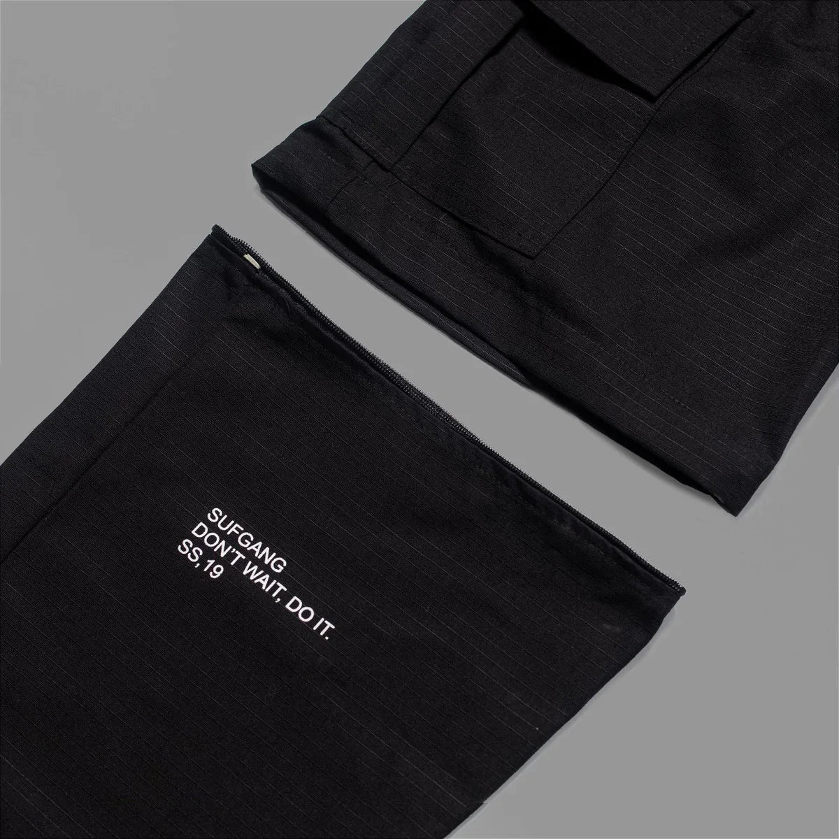 Calça Cargo Convertible Preta - Four Street