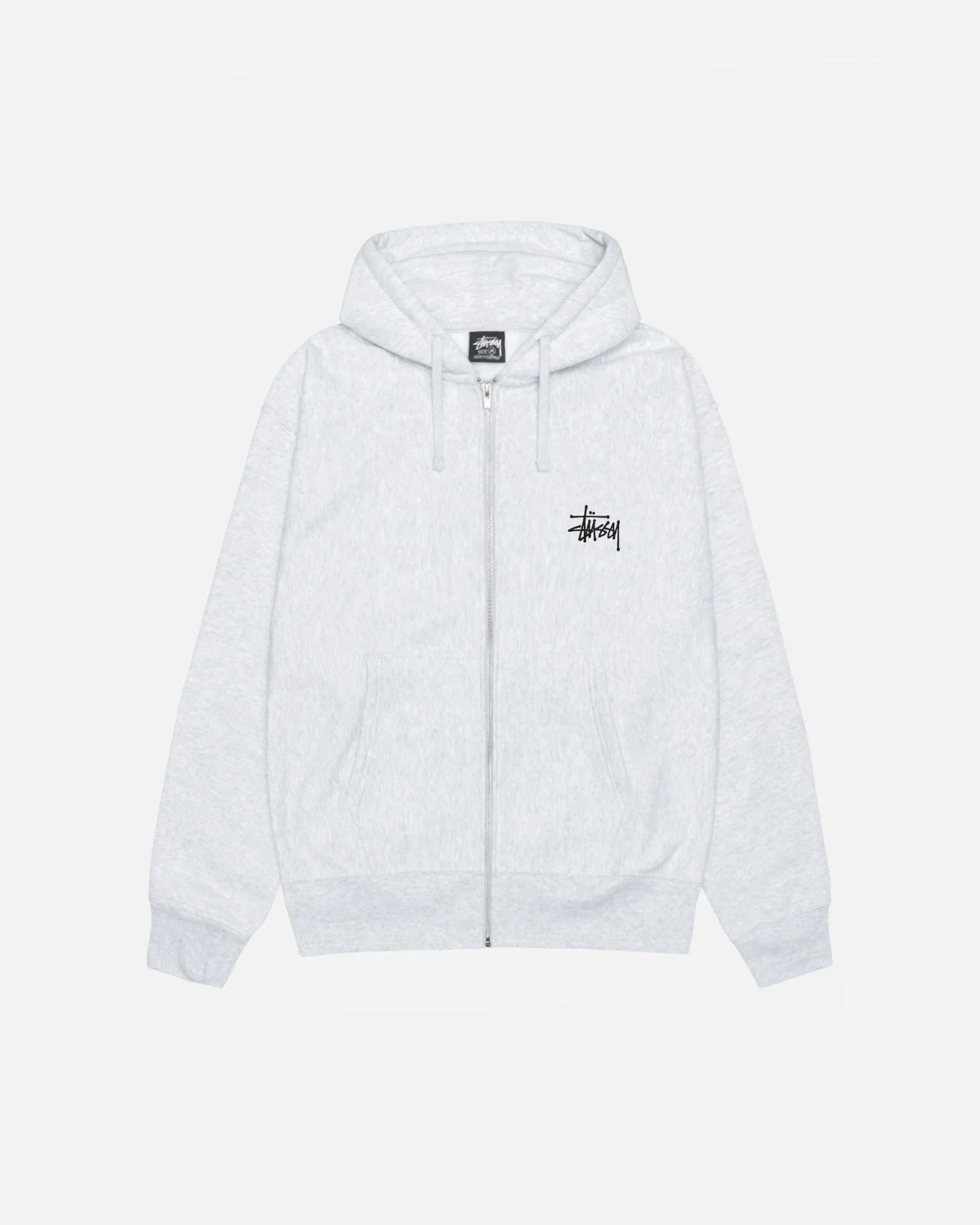 BASIC STÜSSY ZIP HOODIE - Four Street