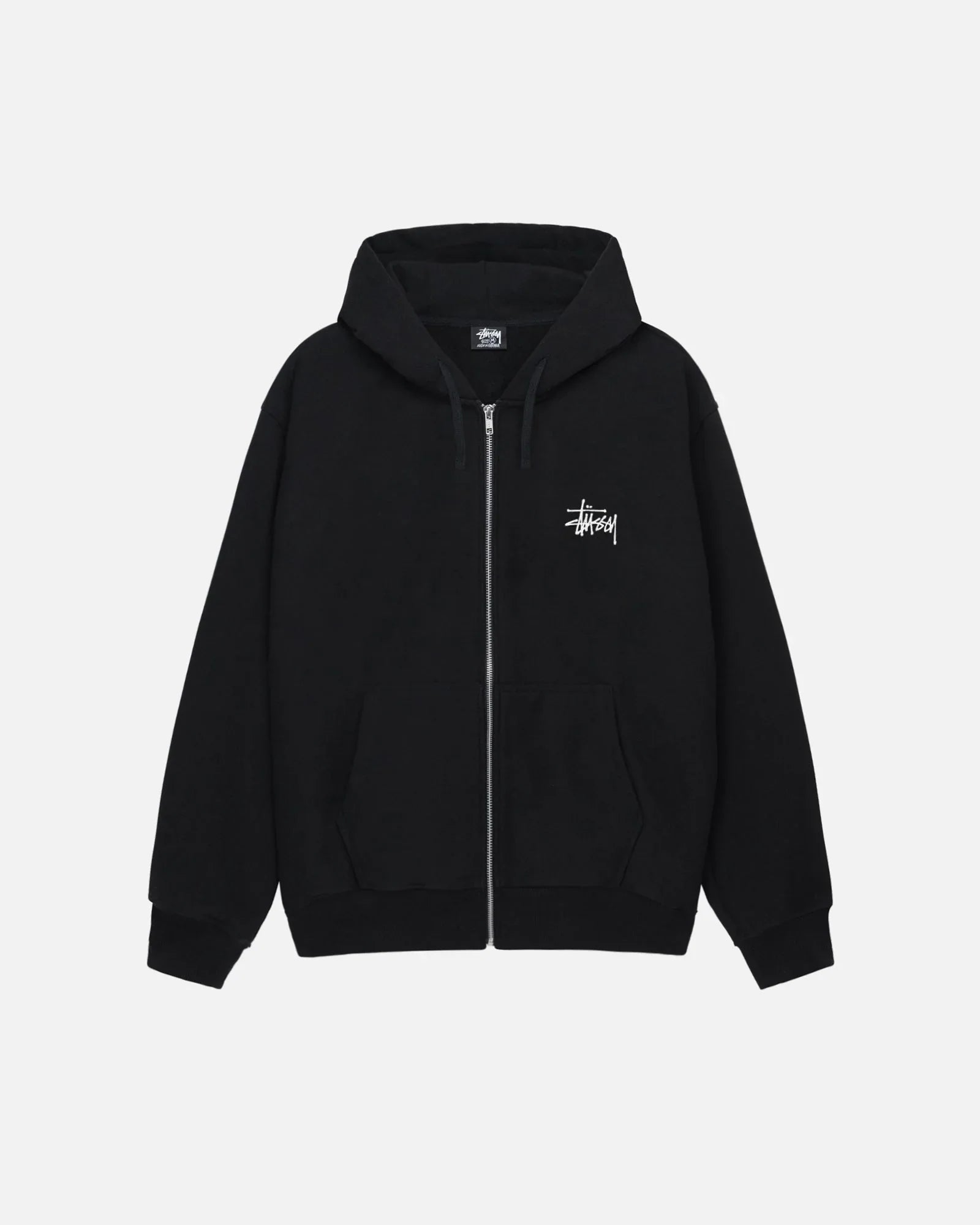 BASIC STÜSSY ZIP HOODIE - Four Street