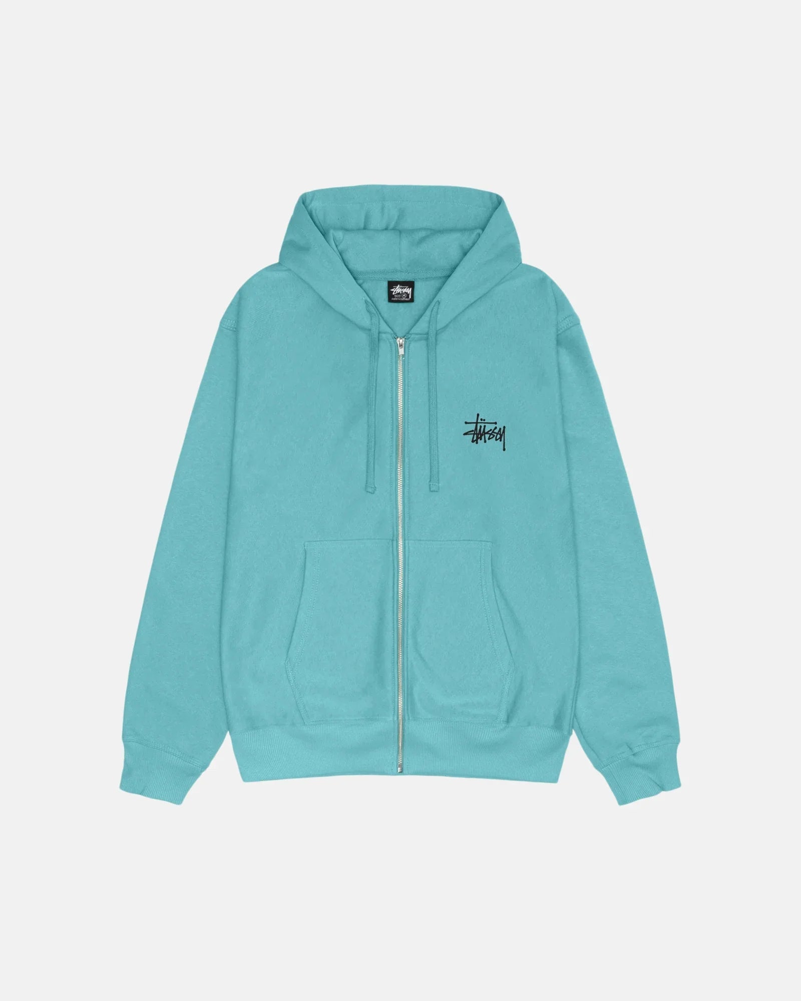 BASIC STÜSSY ZIP HOODIE - Four Street