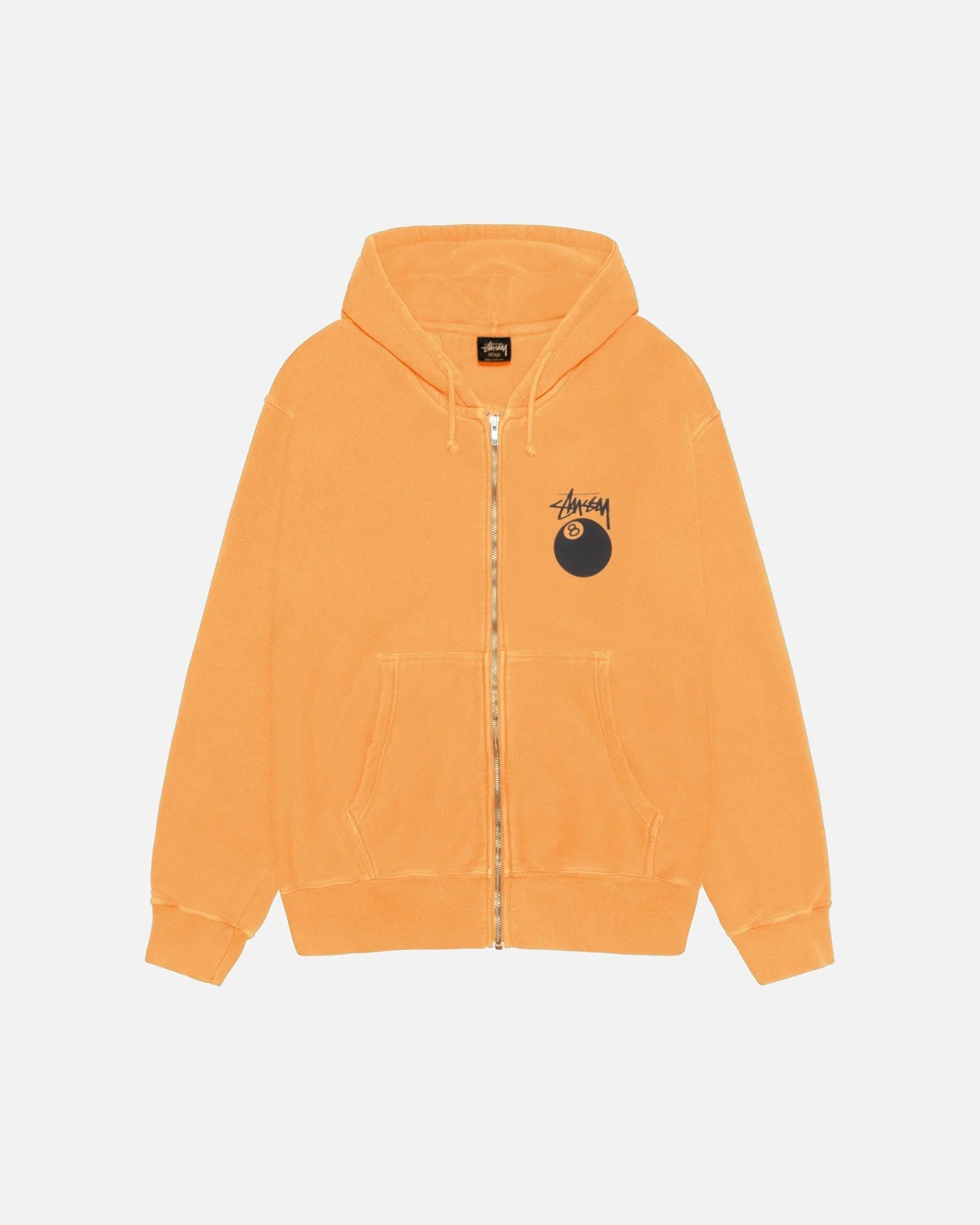 8 BALL ZIP HOODIE PIGMENT DYED - Four Street