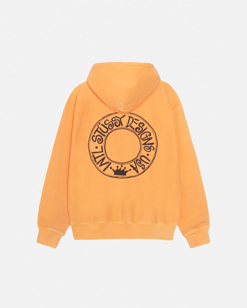 BUANA ZIP HOODIE PIGMENT DYED - Four Street