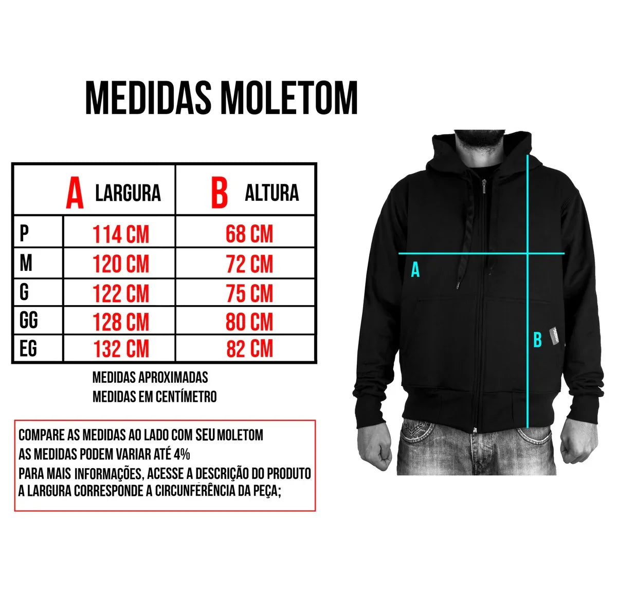 Moletom de Zíper Capuz - Armesiel - Four Street