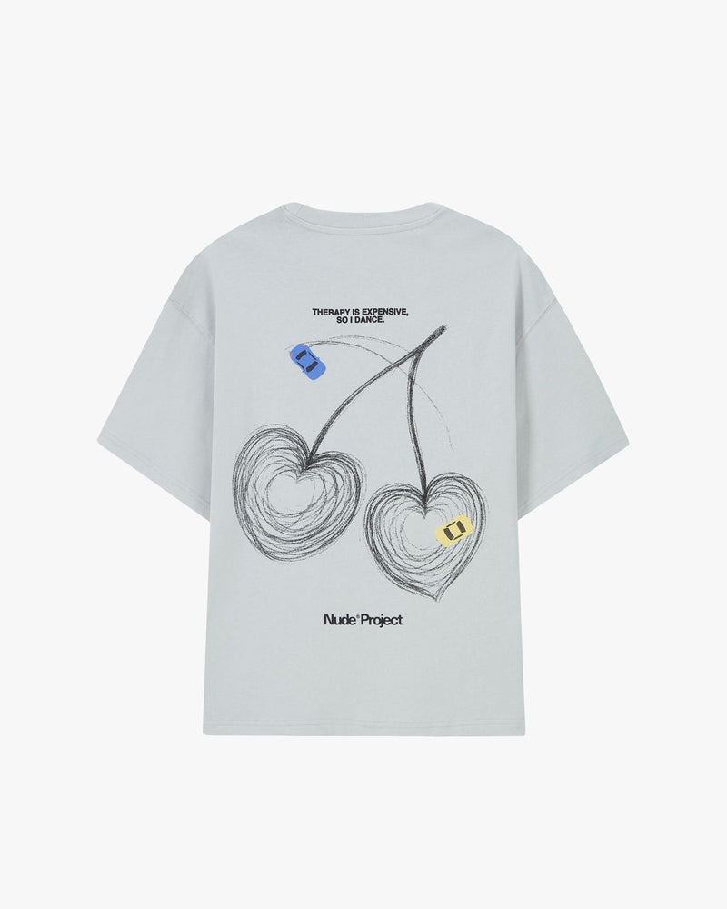 Racing Line Tee Grey