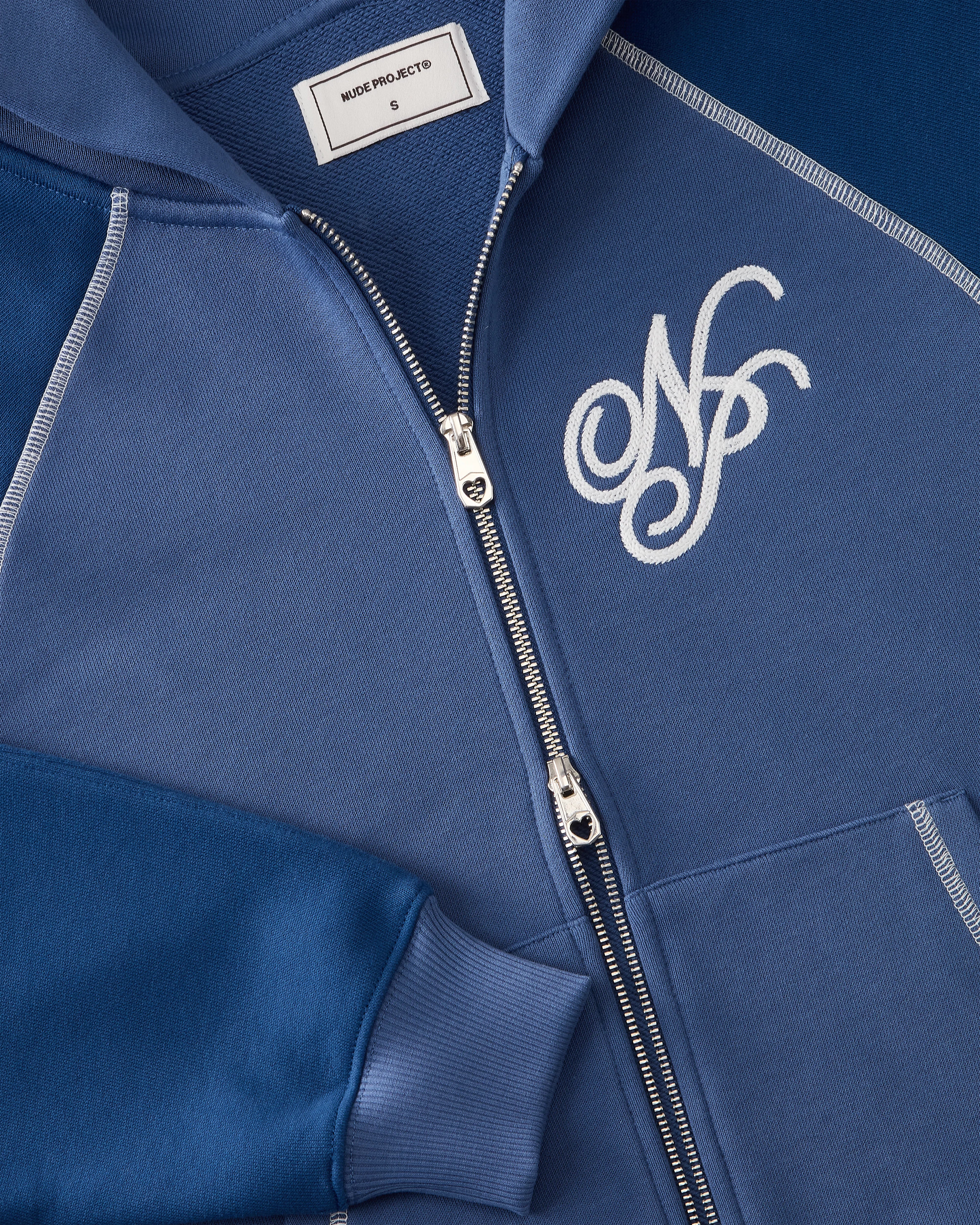 Team Zip-Up Hoodie Navy