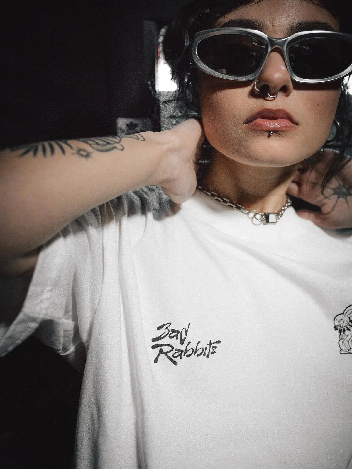 Camiseta Bad Rabbits Off White - Four Street