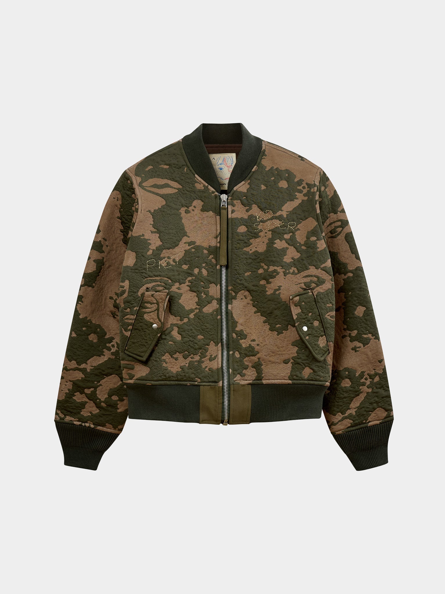 Piet + KidSuper - Jaqueta Bomber 3D Knit