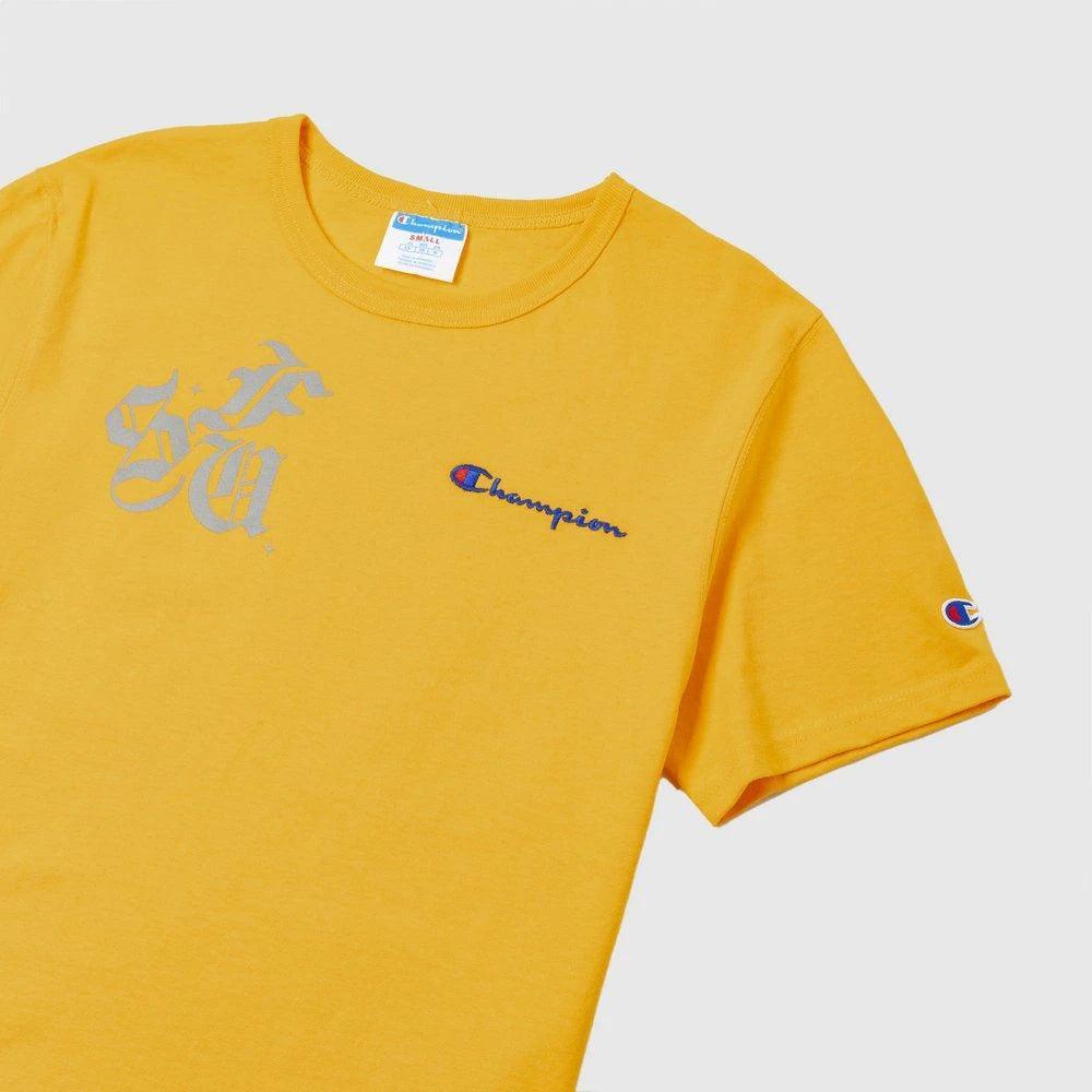 Camiseta x Champion Stars 3M Heritage Yellow - Four Street