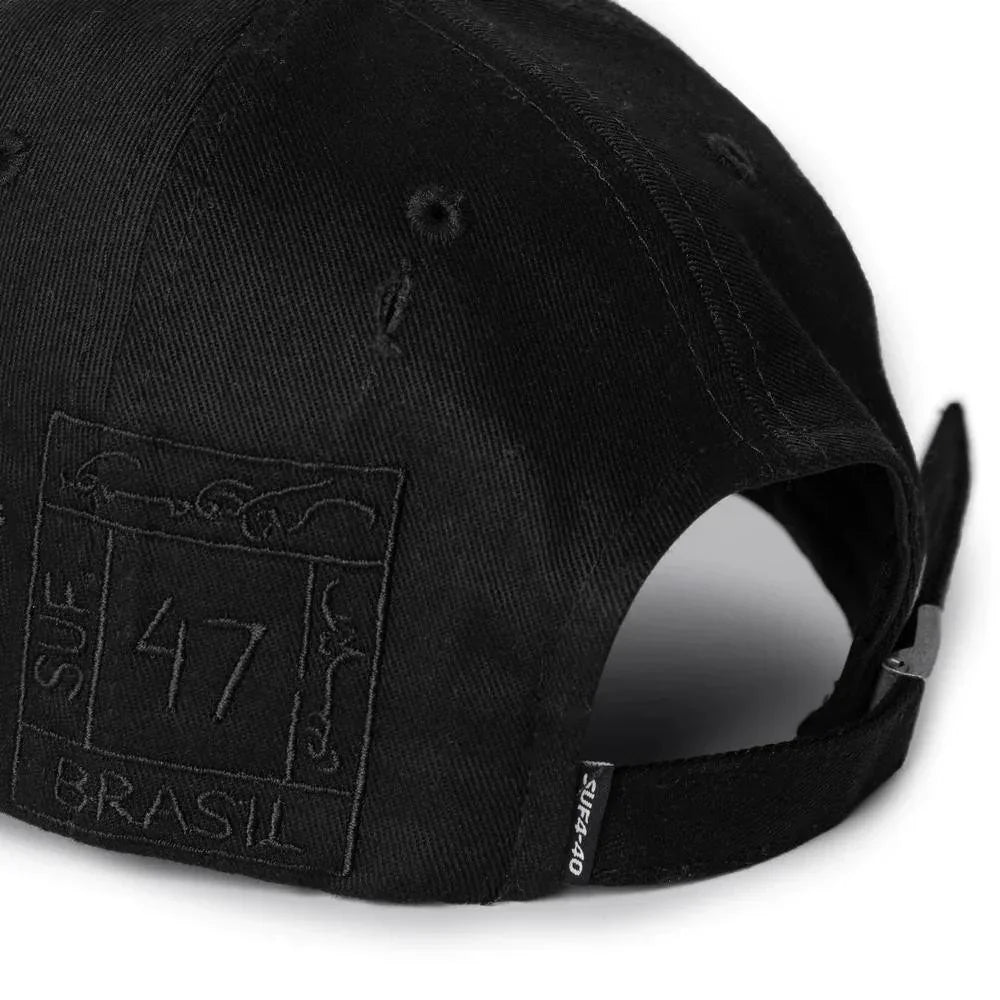 FIVE PANEL 4SUF BLACK/GREY - Four Street