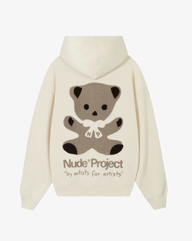 Sudadera Bear Blanco Crema