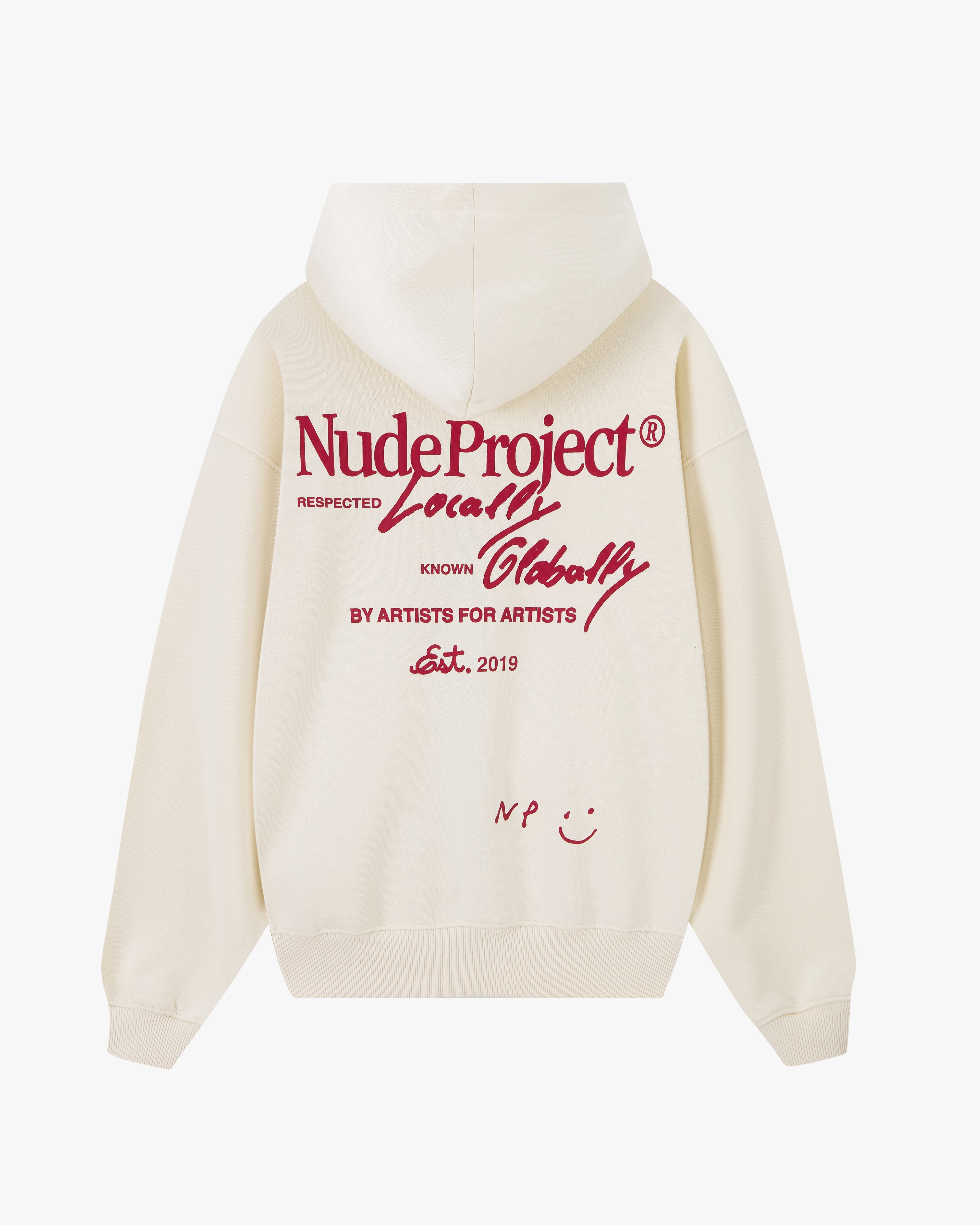 Global Soon Zip-Up Hoodie Marshmallow