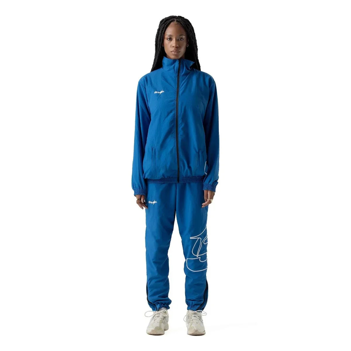 TRACK PANTS S STAR NAVY BLUE - Four Street