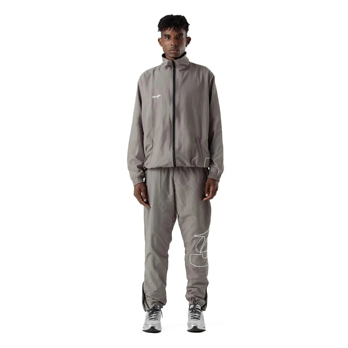 TRACK PANTS S STAR GREY - Four Street