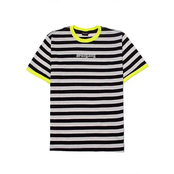 SUFGANG - Camiseta Striped 3m "Preto/Branco" - Four Street
