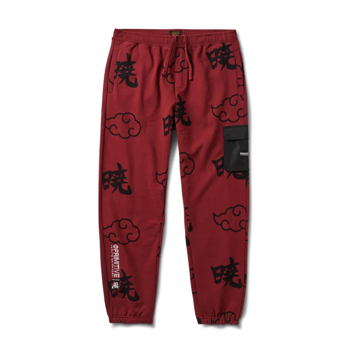 AKATSUKI OVERSIZED FLEECE PANTS - Four Street