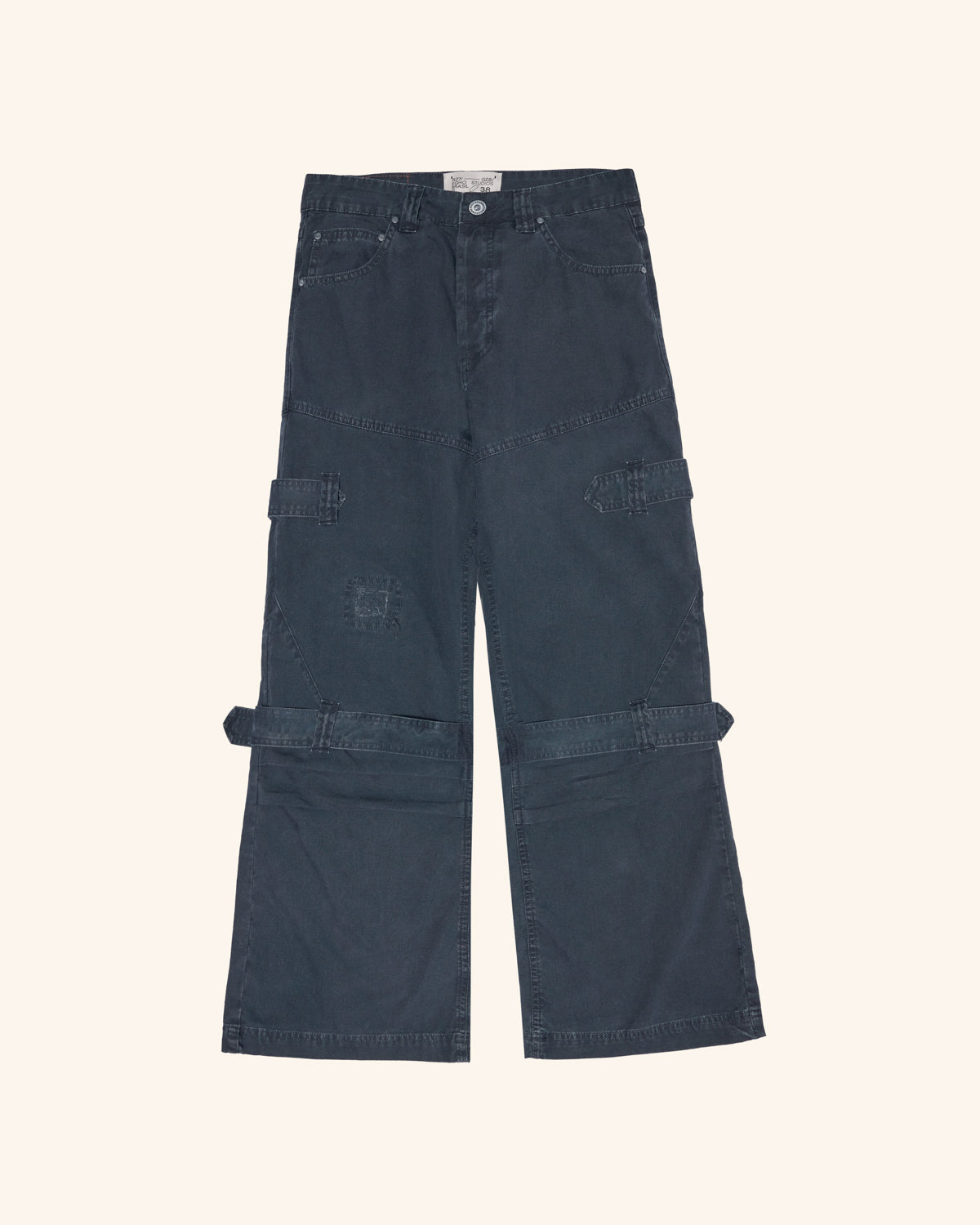 ARMY STRAIT PANTS - GREY