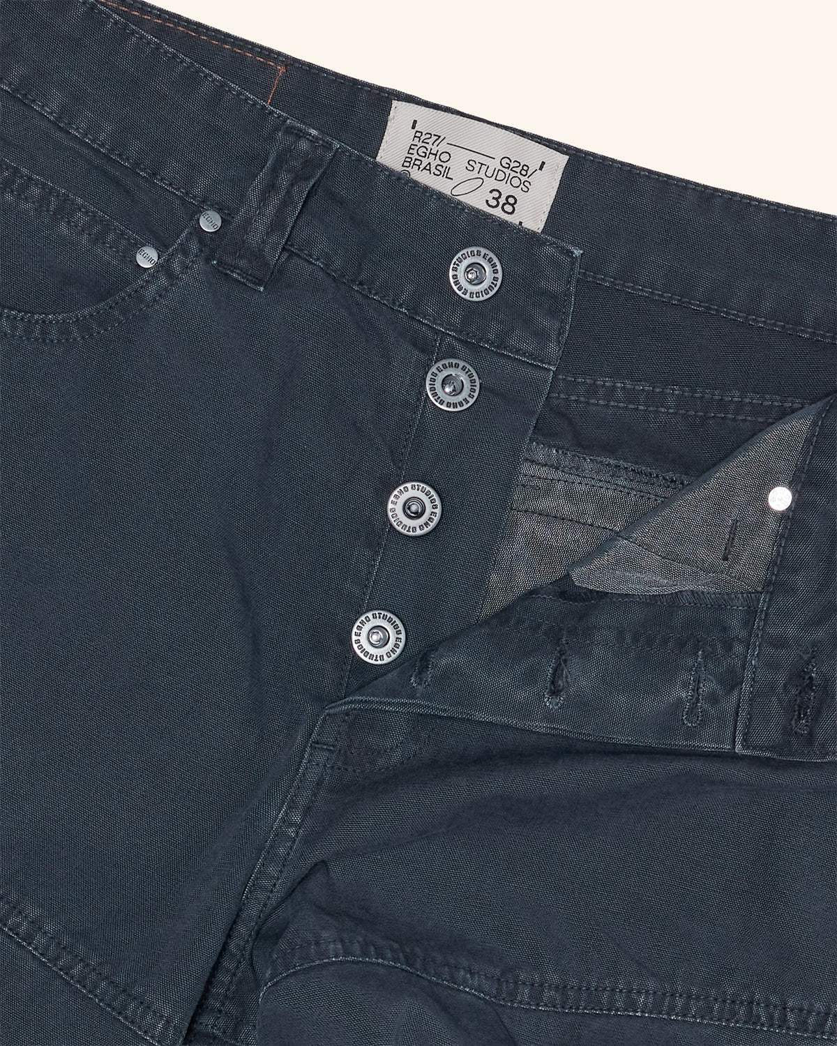 ARMY STRAIT PANTS - GREY