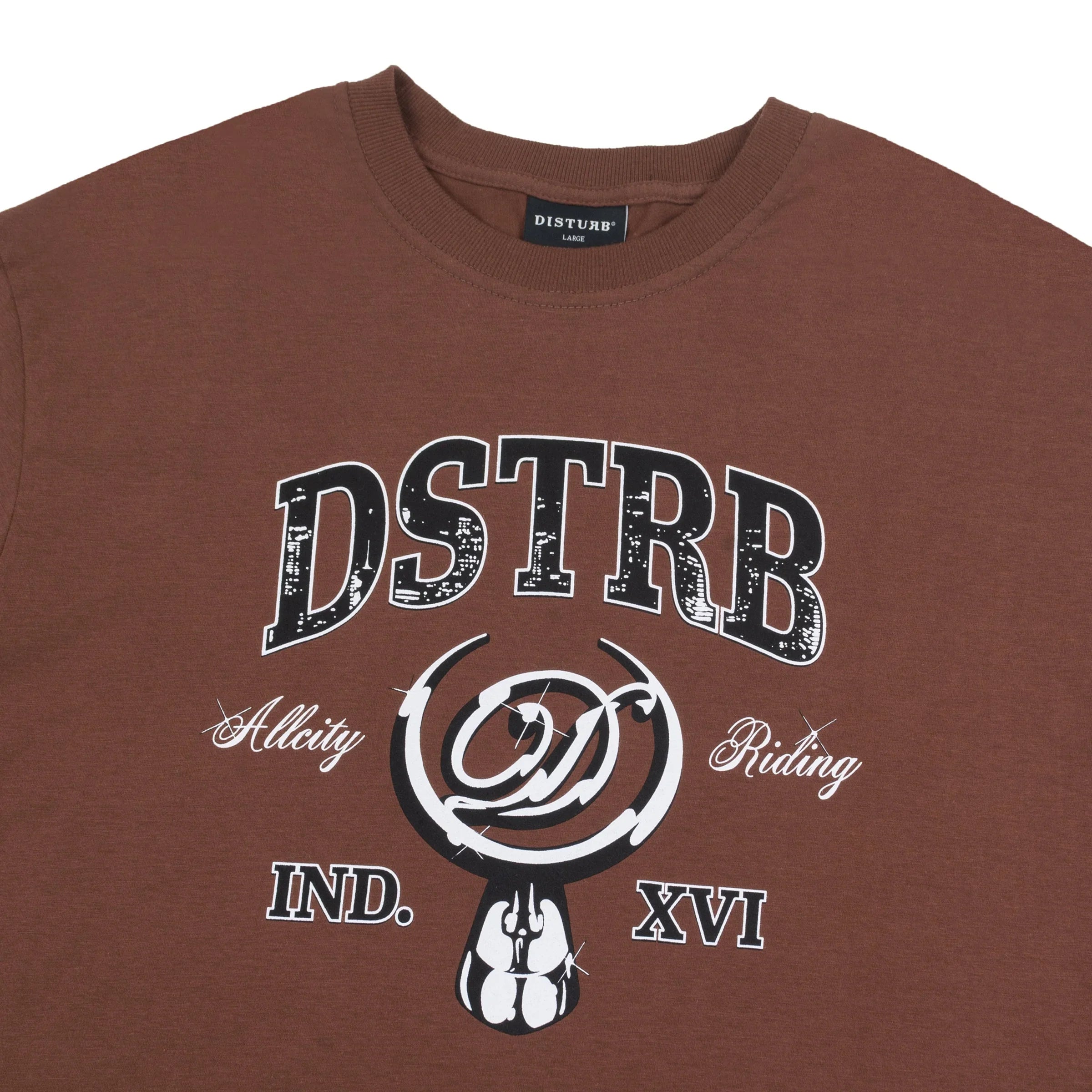 All City T-Shirt In Brown - Four Street